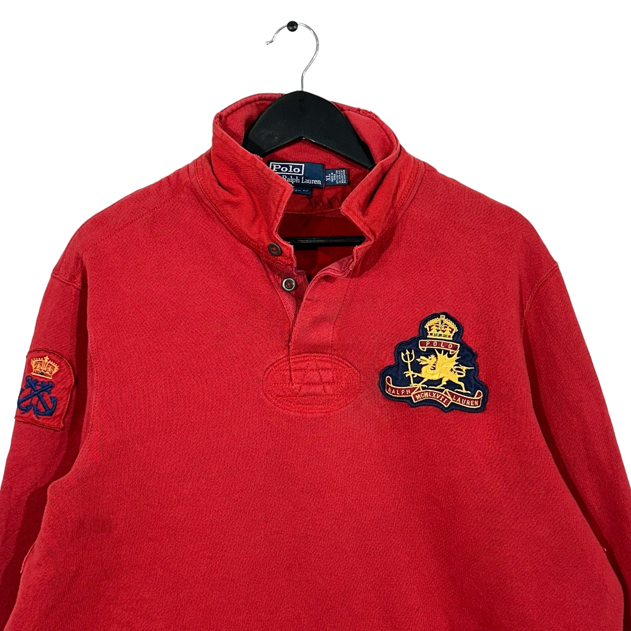 Vintage Polo Ralph Lauren 1/4 Button Pullover 90s