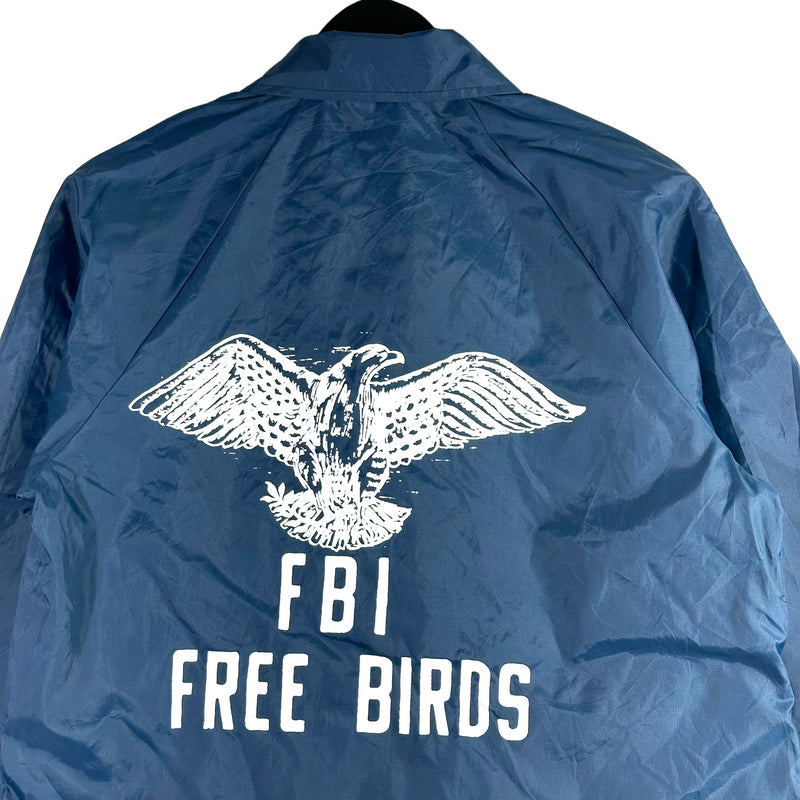 Vintage "FBI Free Birds" Button Down Light Jacket 90s