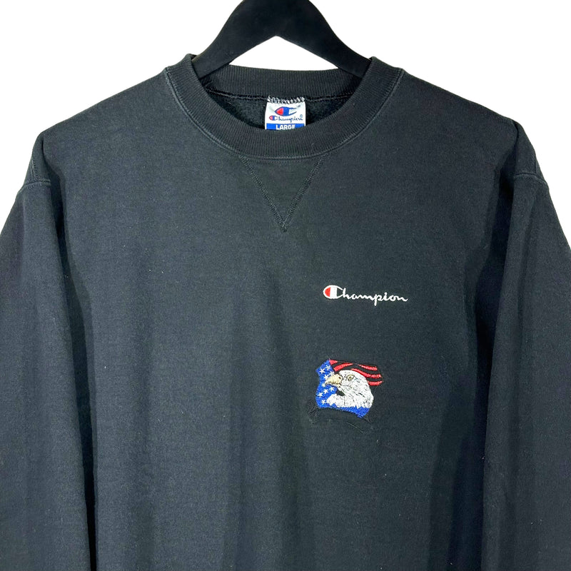 Vintage Champion Eagle Embroidered Crewneck