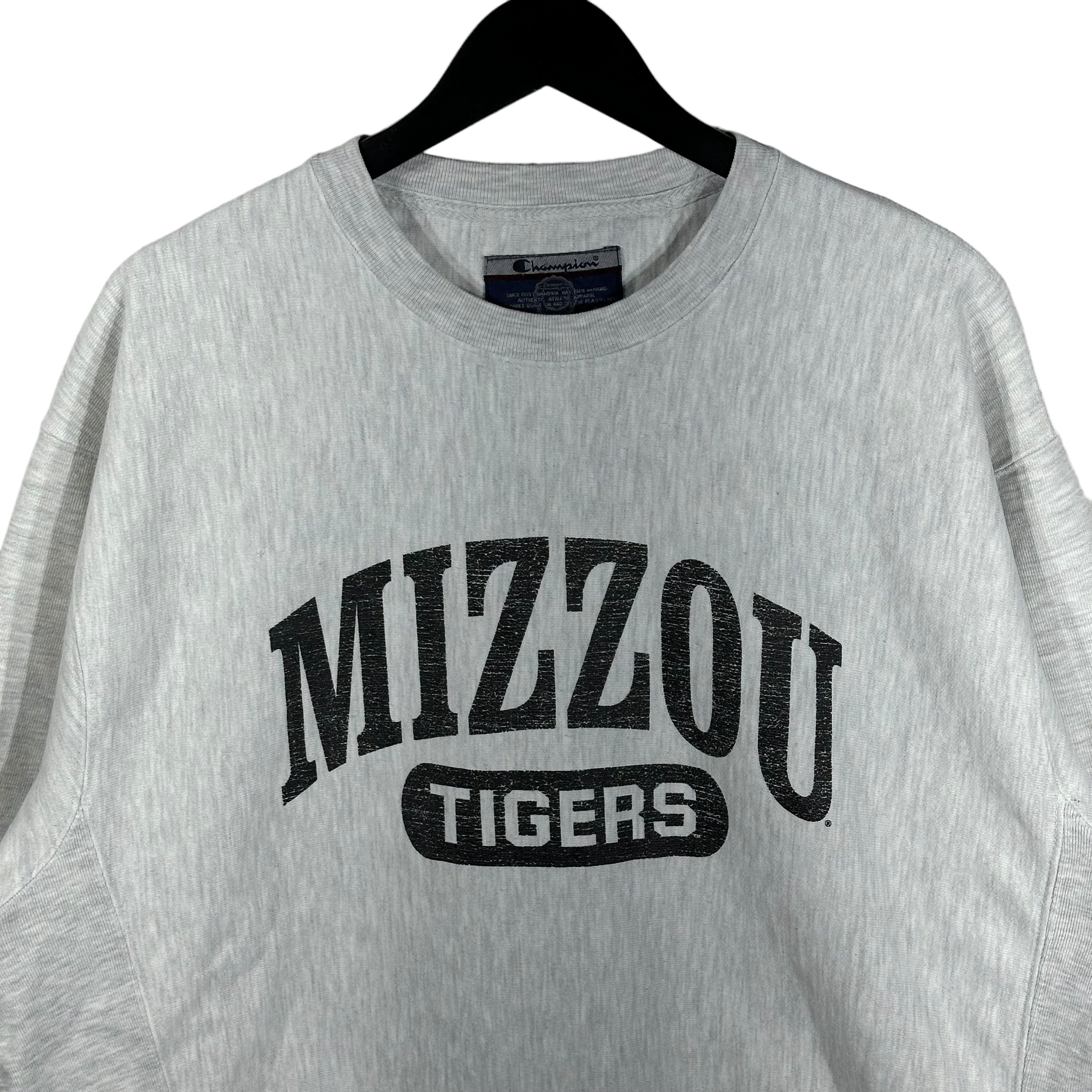 Vintage Mizzou Tigers Champion Reverse Weave Crewneck