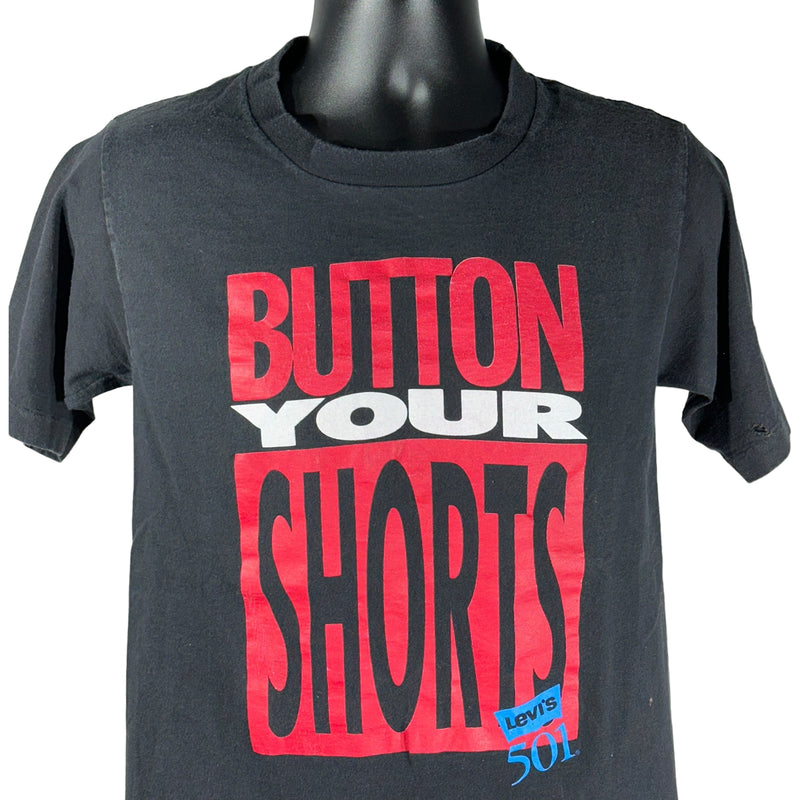 Vintage Levis 501 "Button Your Shorts" Tee