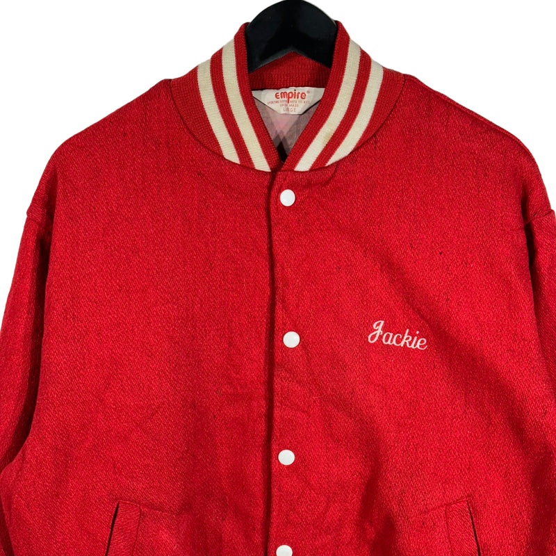 Vintage Perth Amboy Varsity Bomber Jacket