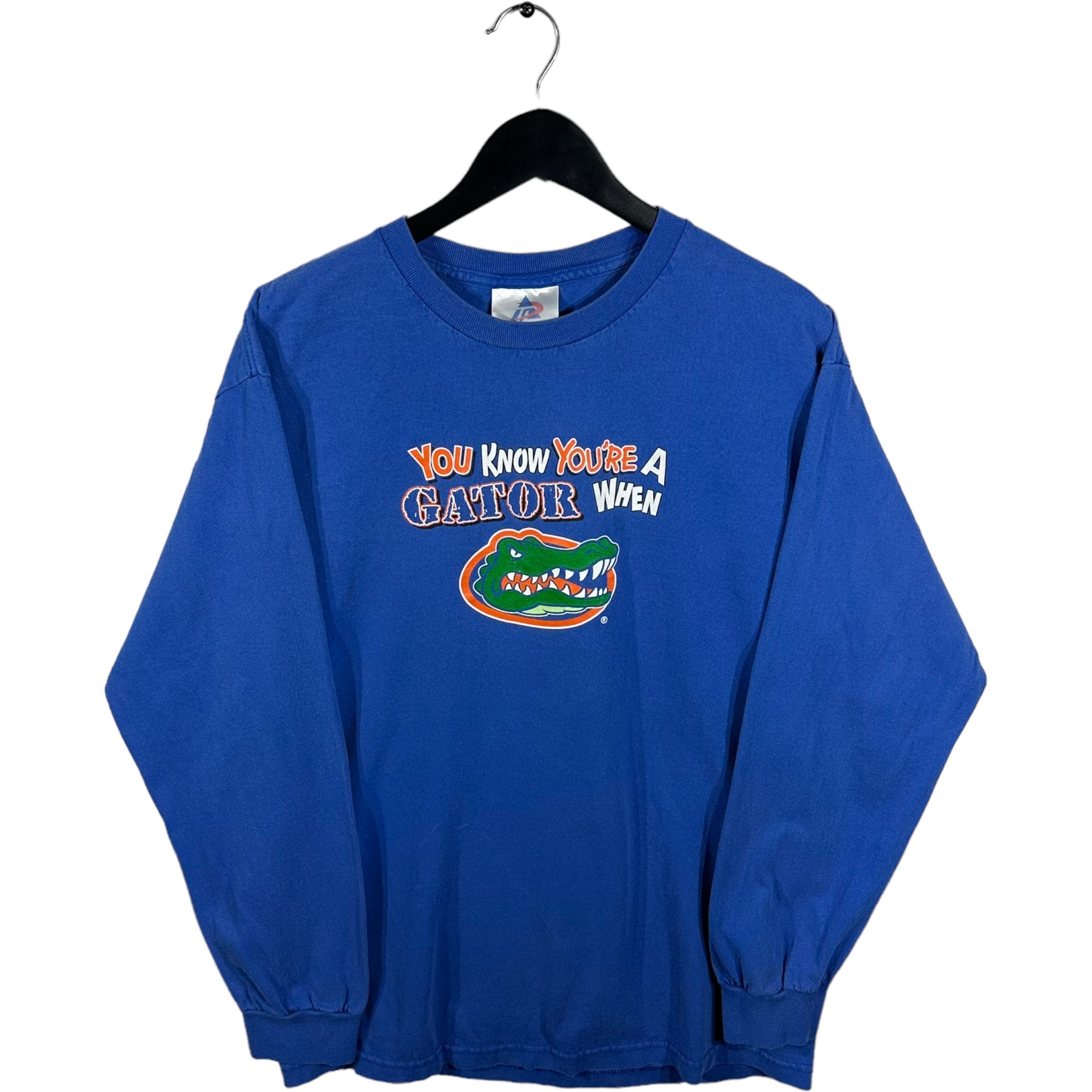 Vintage University Of Florida "You Know You're A Gator When" Long Sleeve Tee