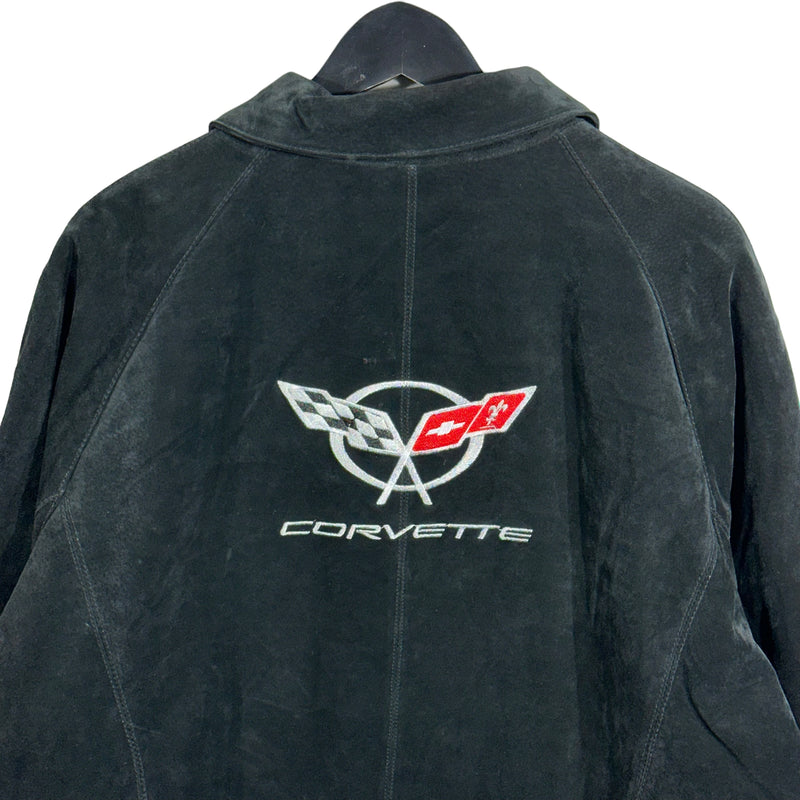 Vintage Corvette Leather Suede Jacket