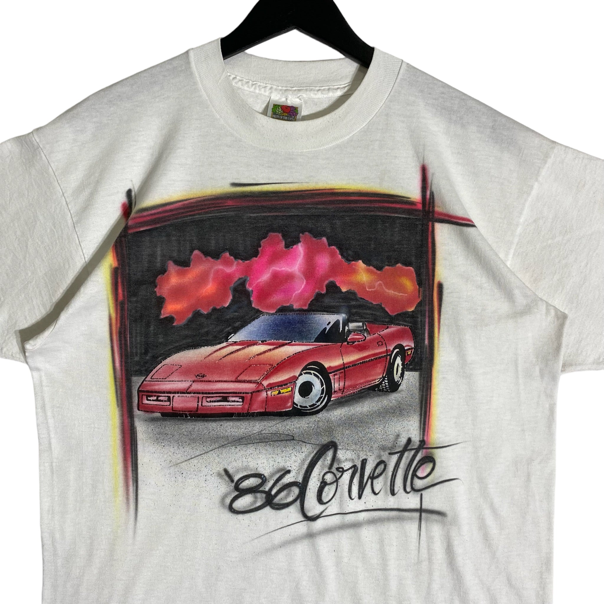 Vintage Corvette Airbrush Graphic Tee '86