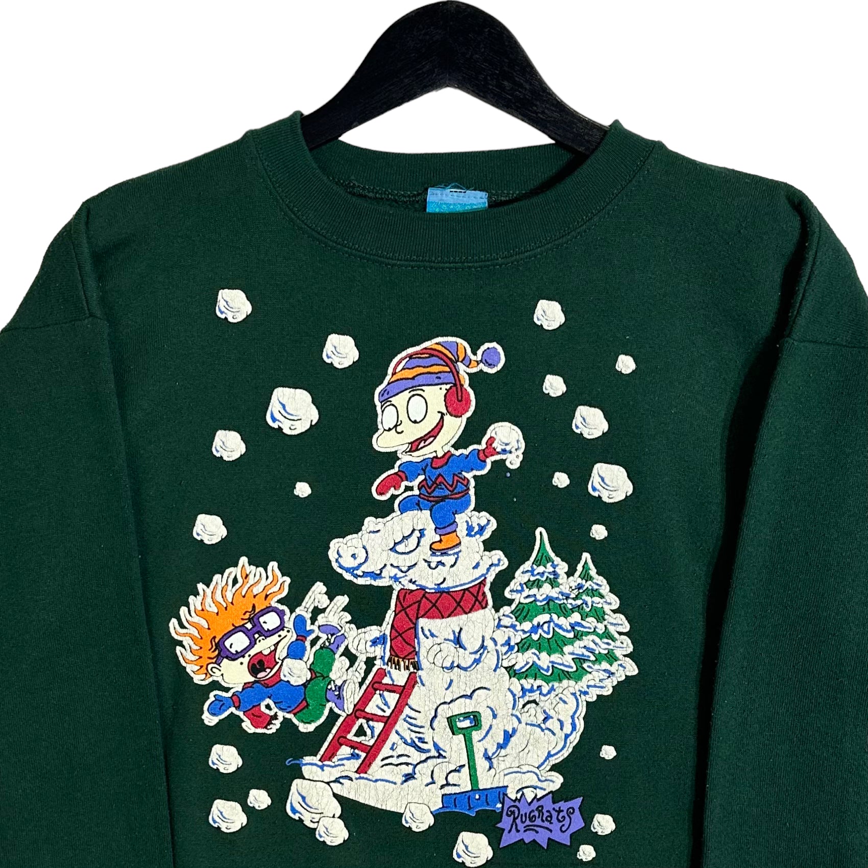 Vintage Nickelodeon Rugrats 1997 Christmas Crewneck