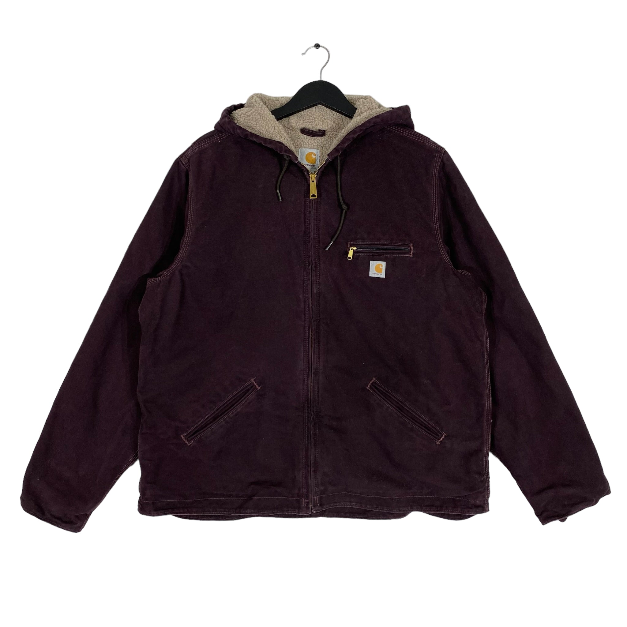 Vintage Carhartt Sherpa Lined Hooded Jacket