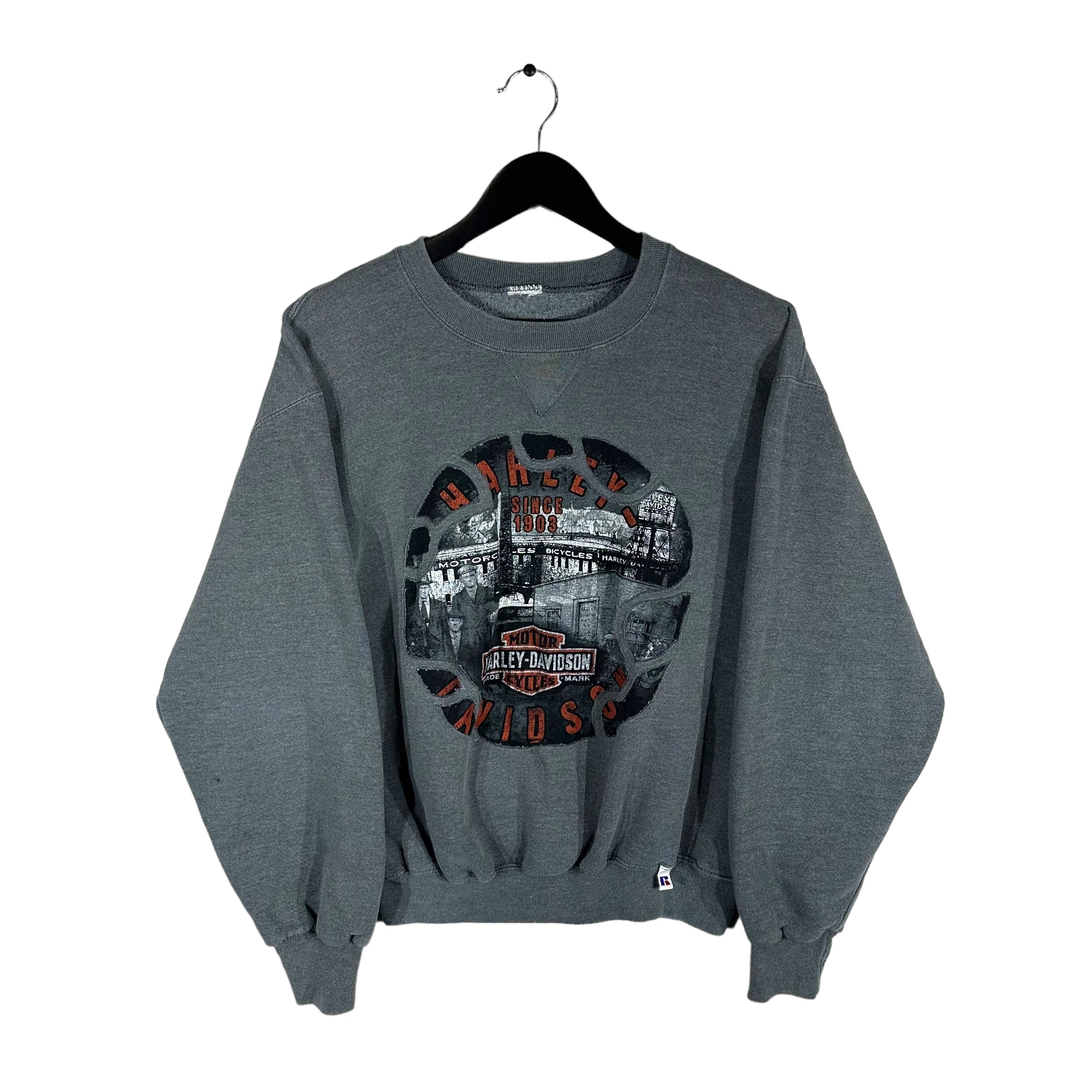 Harley Davidson Cut & Sew Crewneck