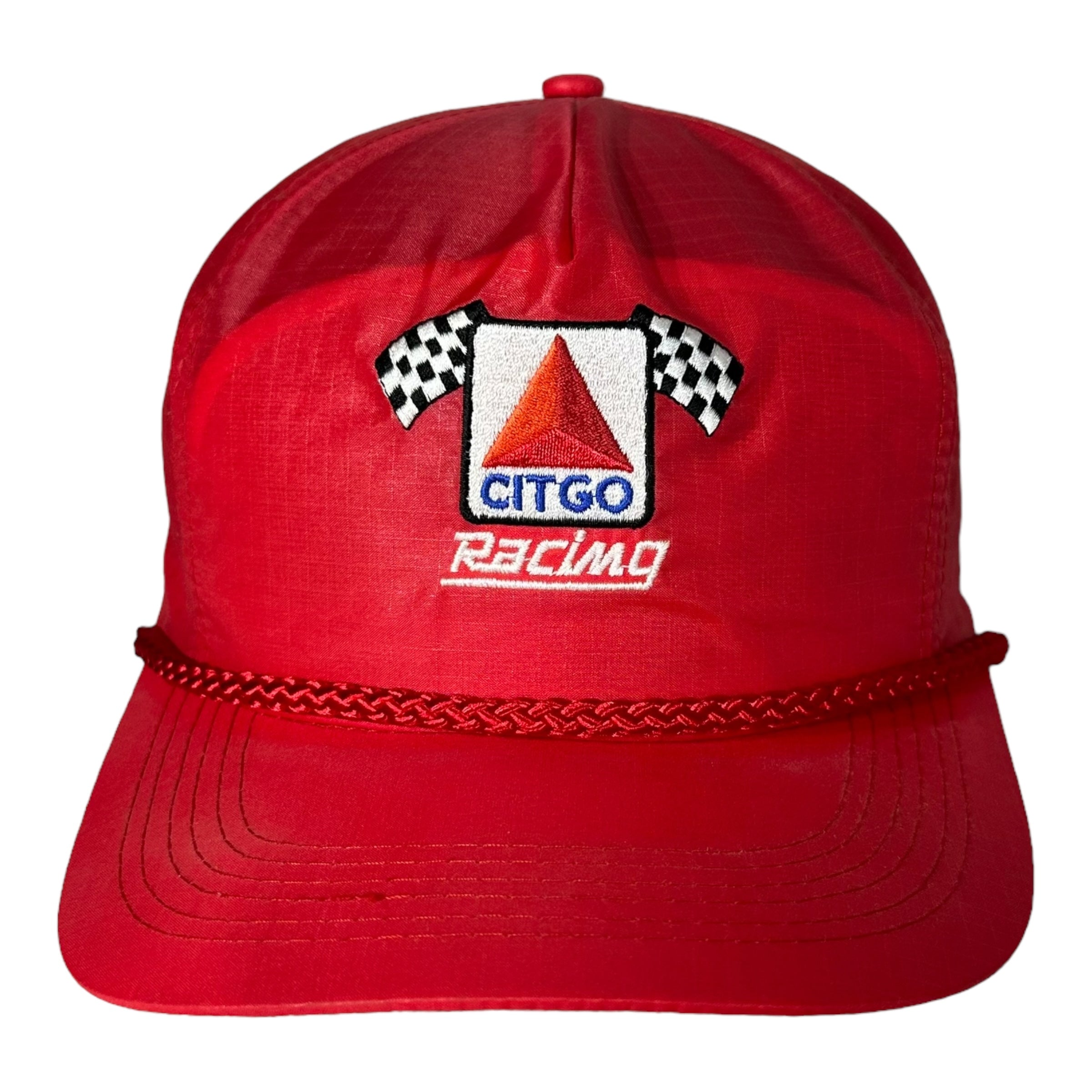 Vintage Citgo Racing Rope Lace Bill Snapback