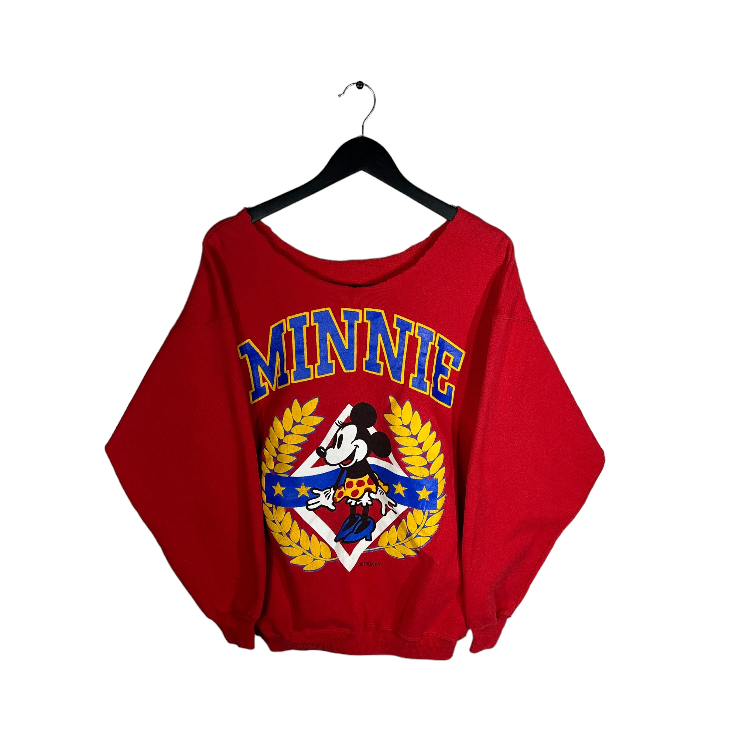 Vintage Minnie Cropped Collar Crewneck