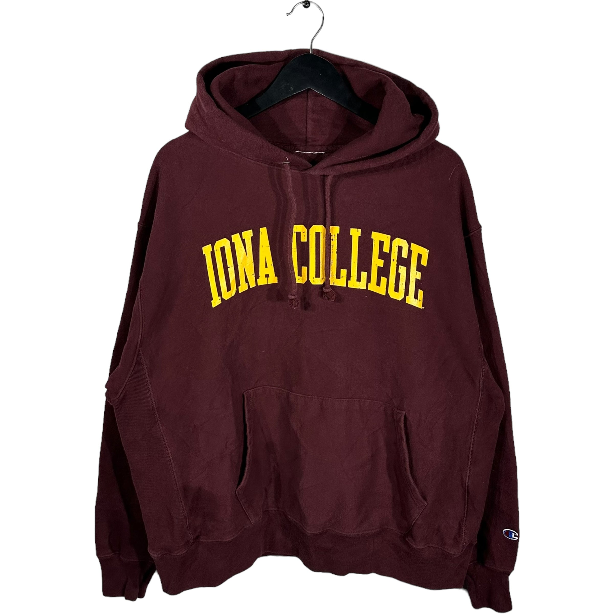 Vintage Iona College Champion Reverse Weave Hoodie