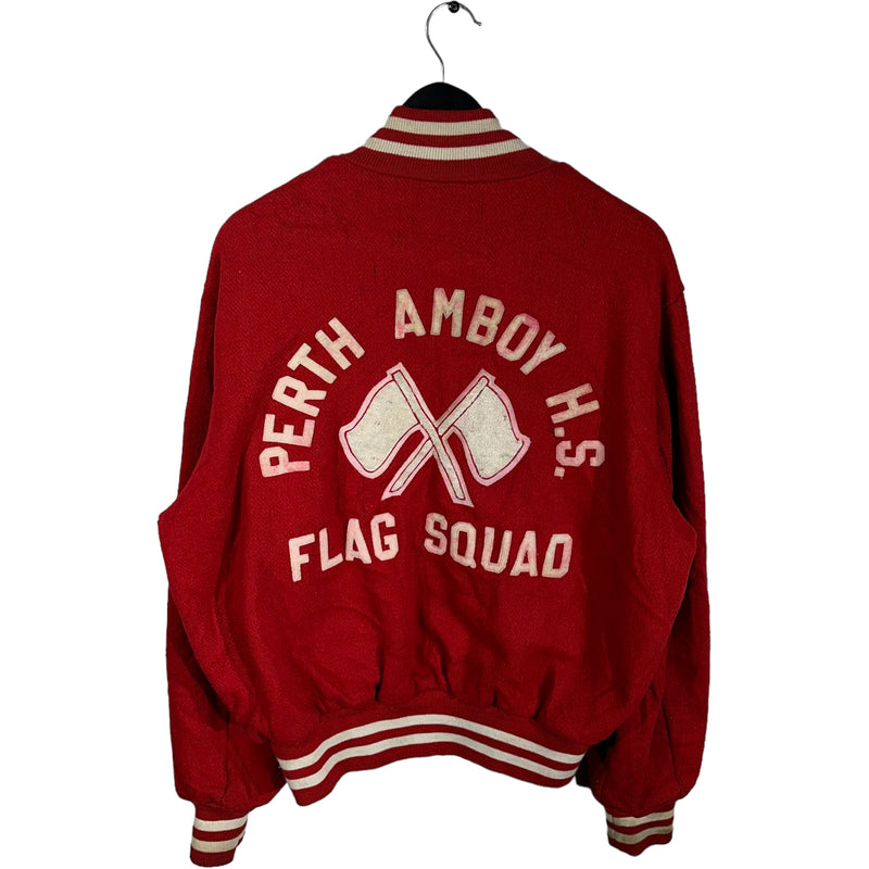 Vintage Perth Amboy Varsity Bomber Jacket