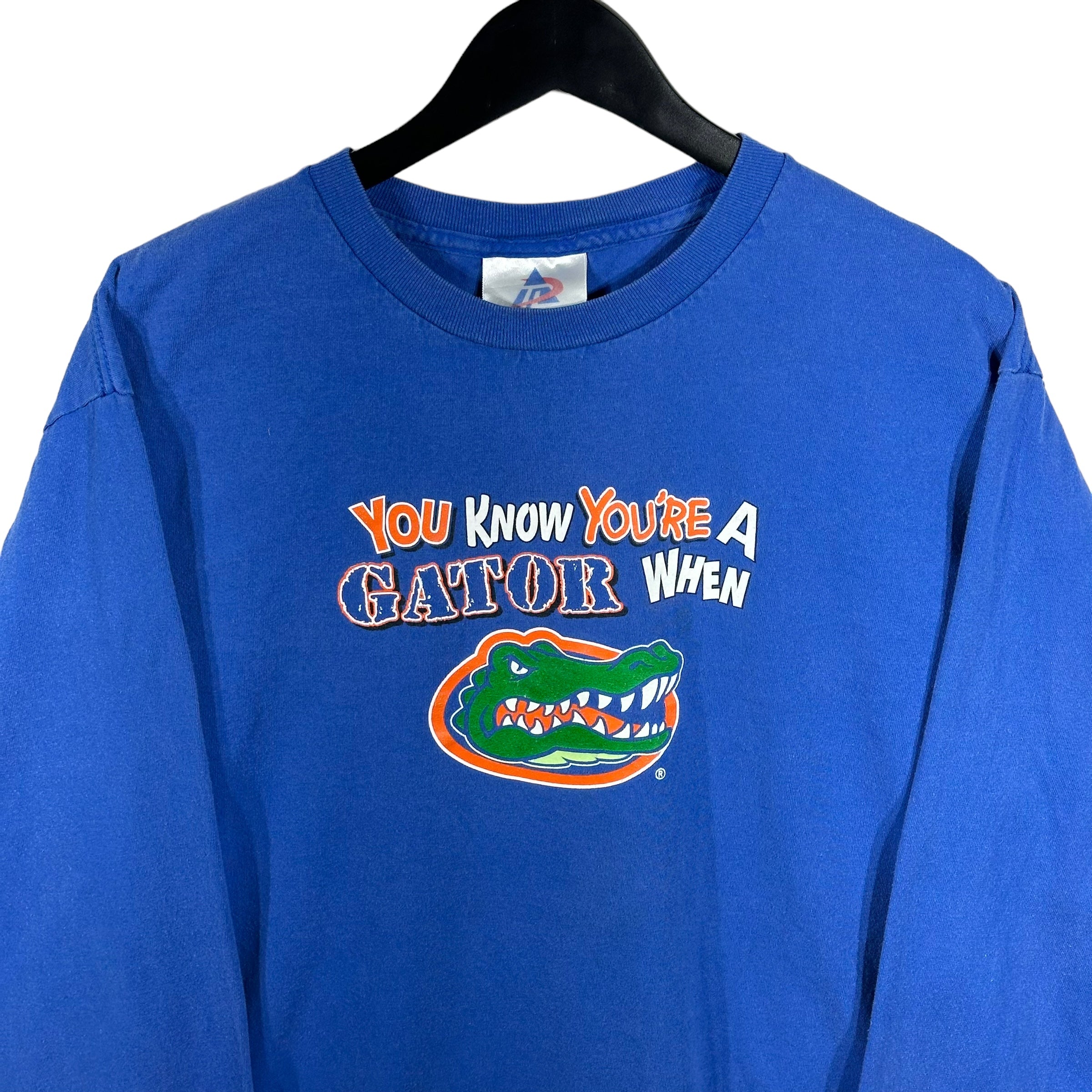 Vintage University Of Florida "You Know You're A Gator When" Long Sleeve Tee