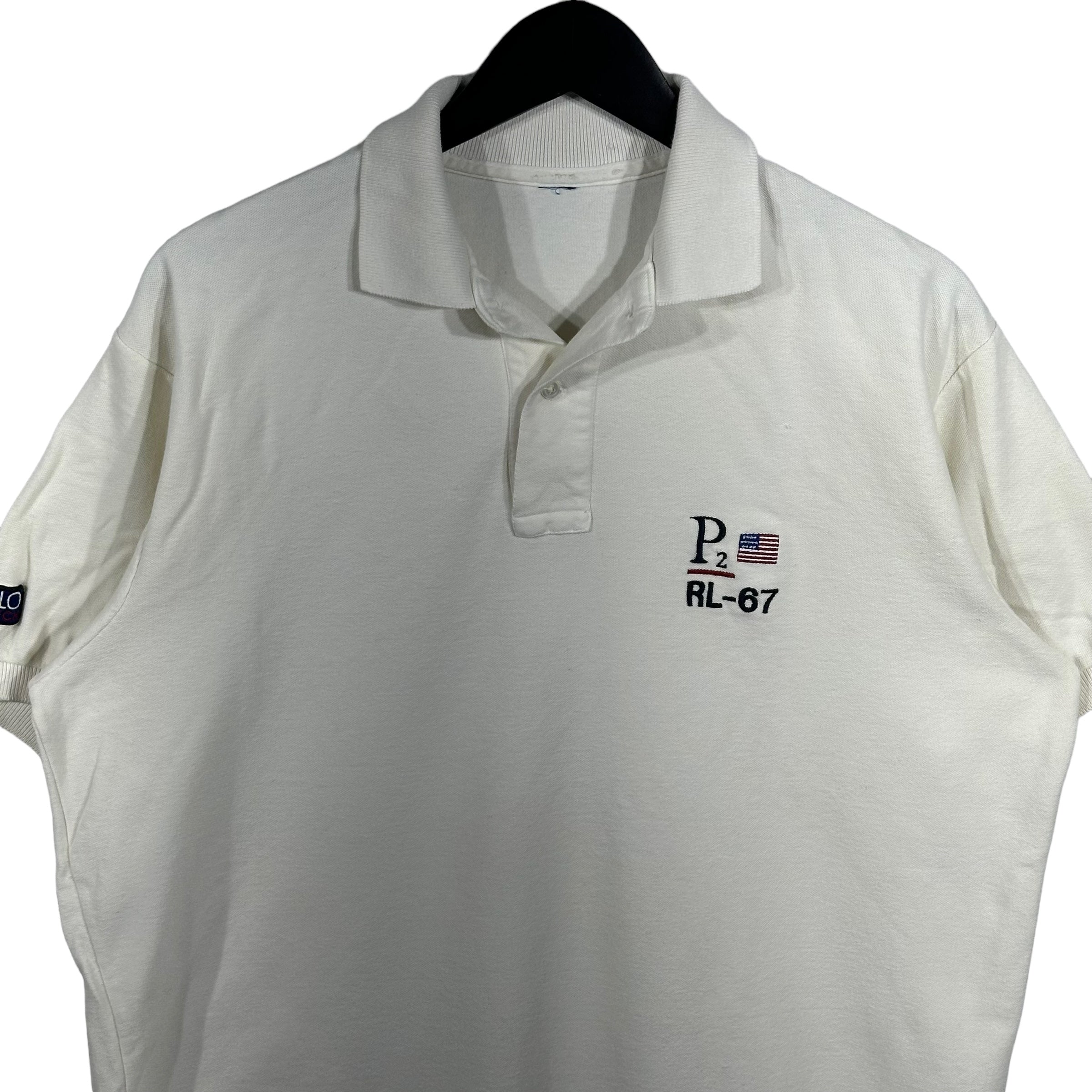 Vintage Polo Sport 1/4 Button Down Polo