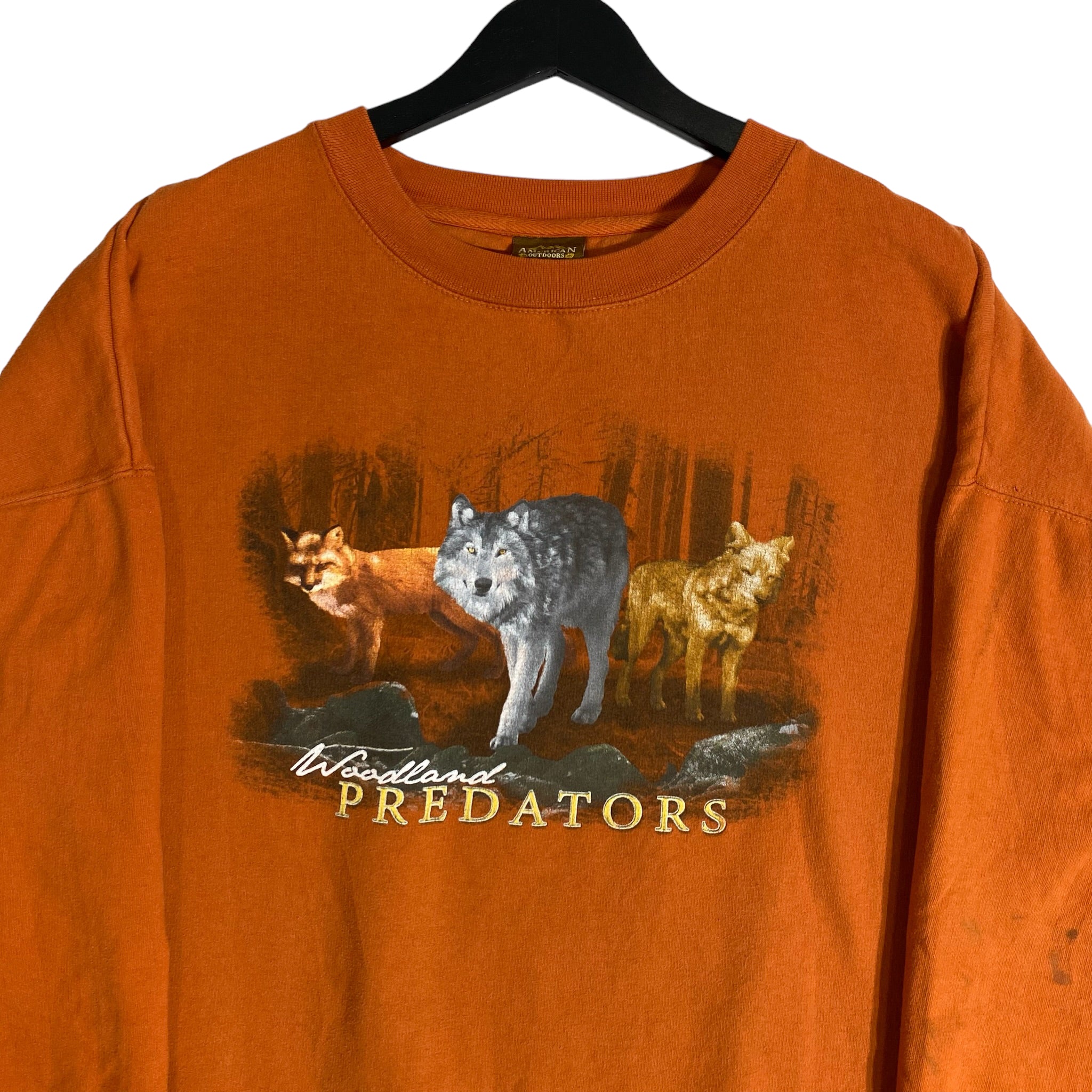 Vintage "Woodlands Predators" Crewneck