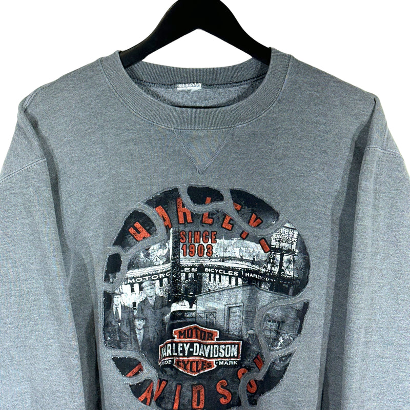 Harley Davidson Cut & Sew Crewneck