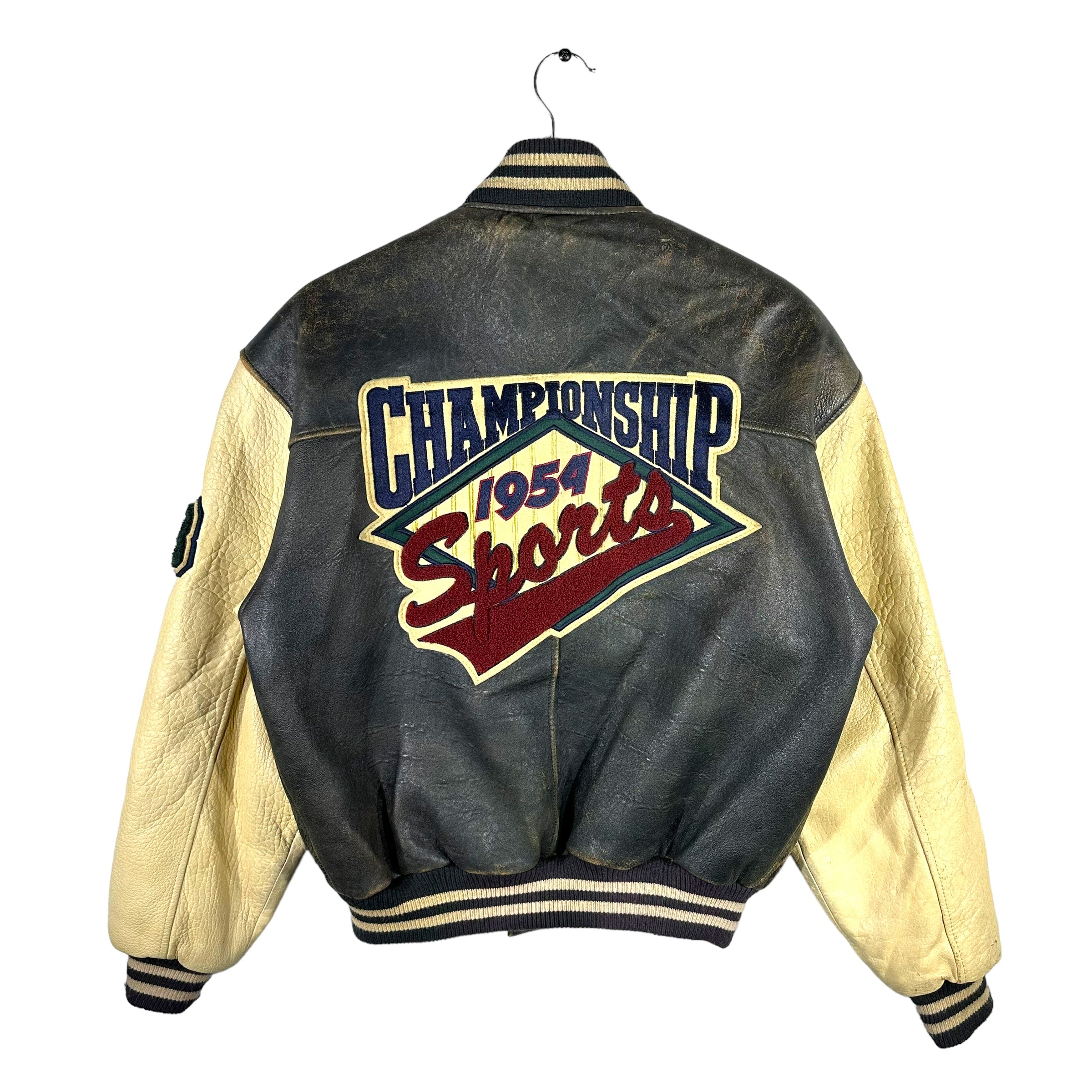 Vintage Gap Championship Sports Leather Jacket