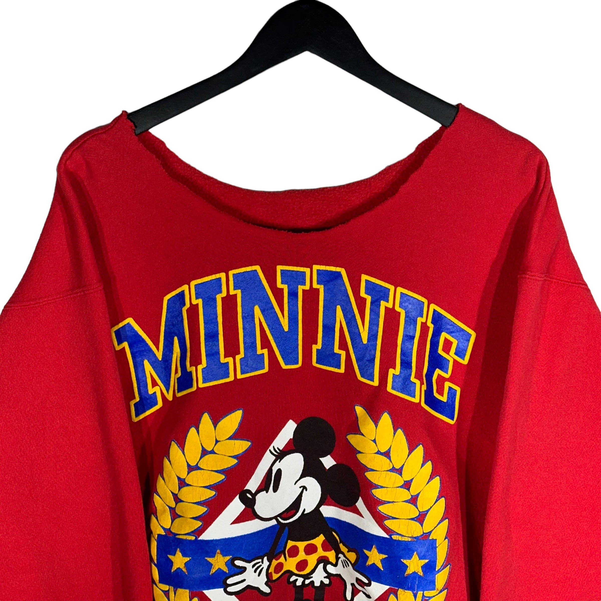 Vintage Minnie Cropped Collar Crewneck