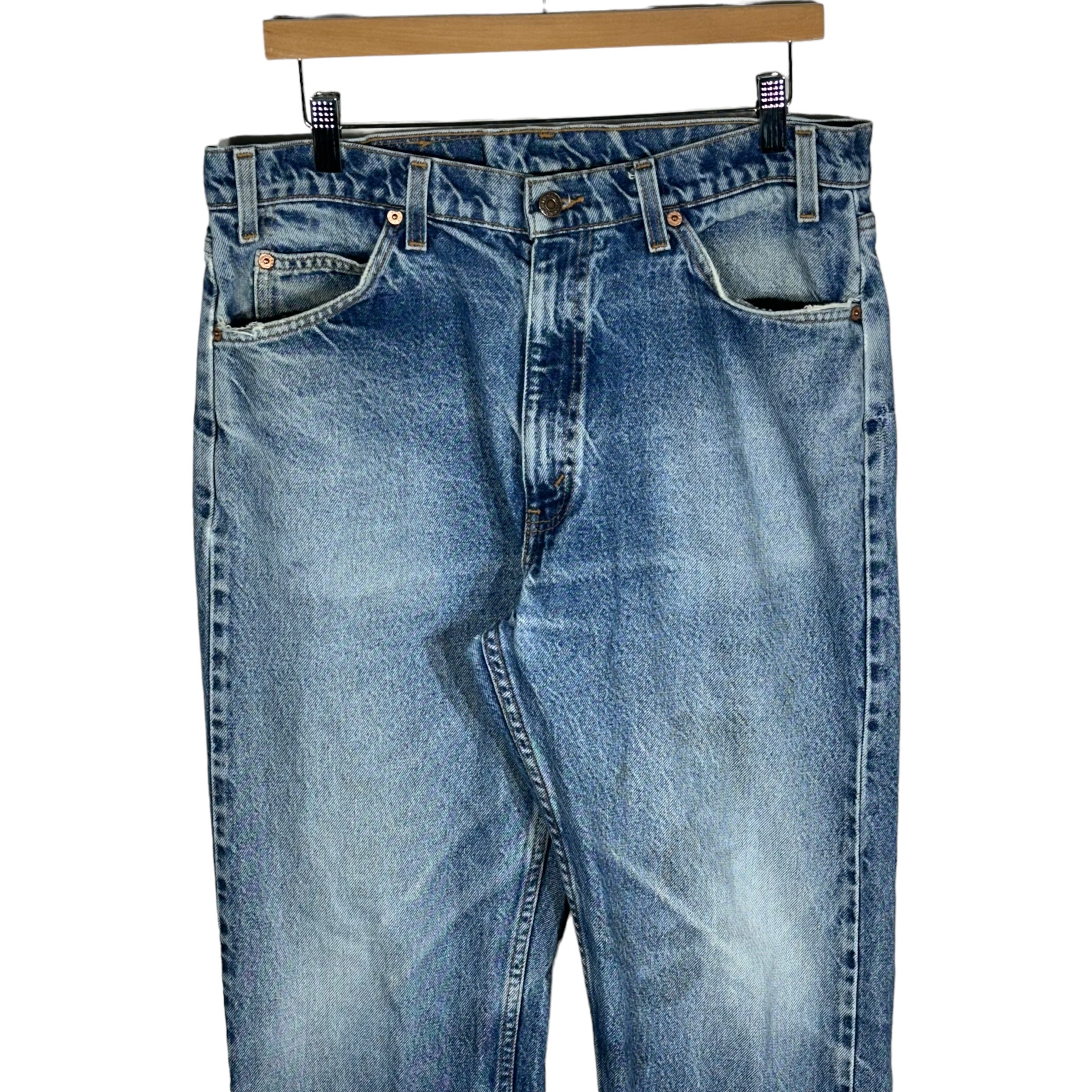 Vintage Levis 505 Distressed Denim Jeans