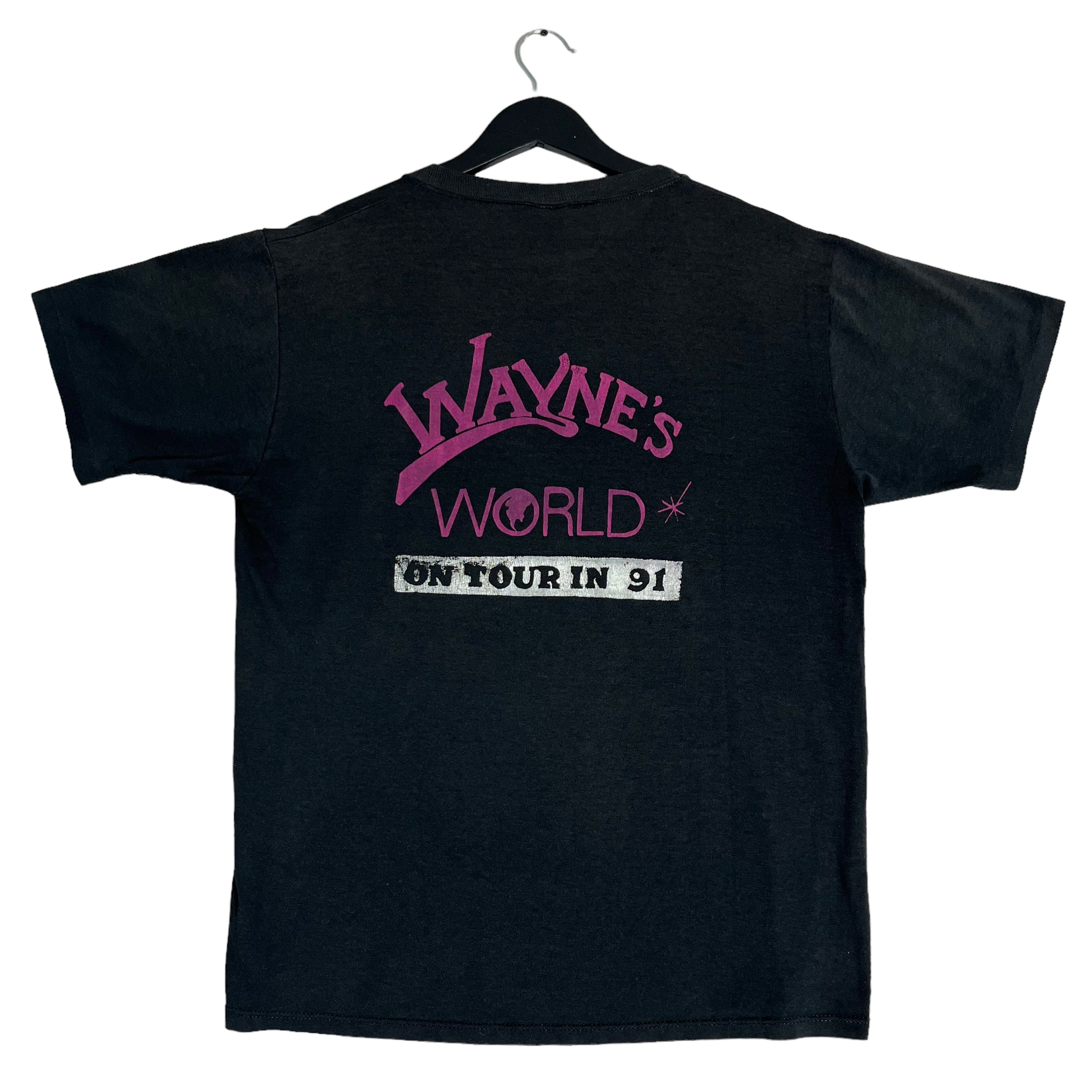 Vintage Wayne's World On Tour Mullet Tee 1991