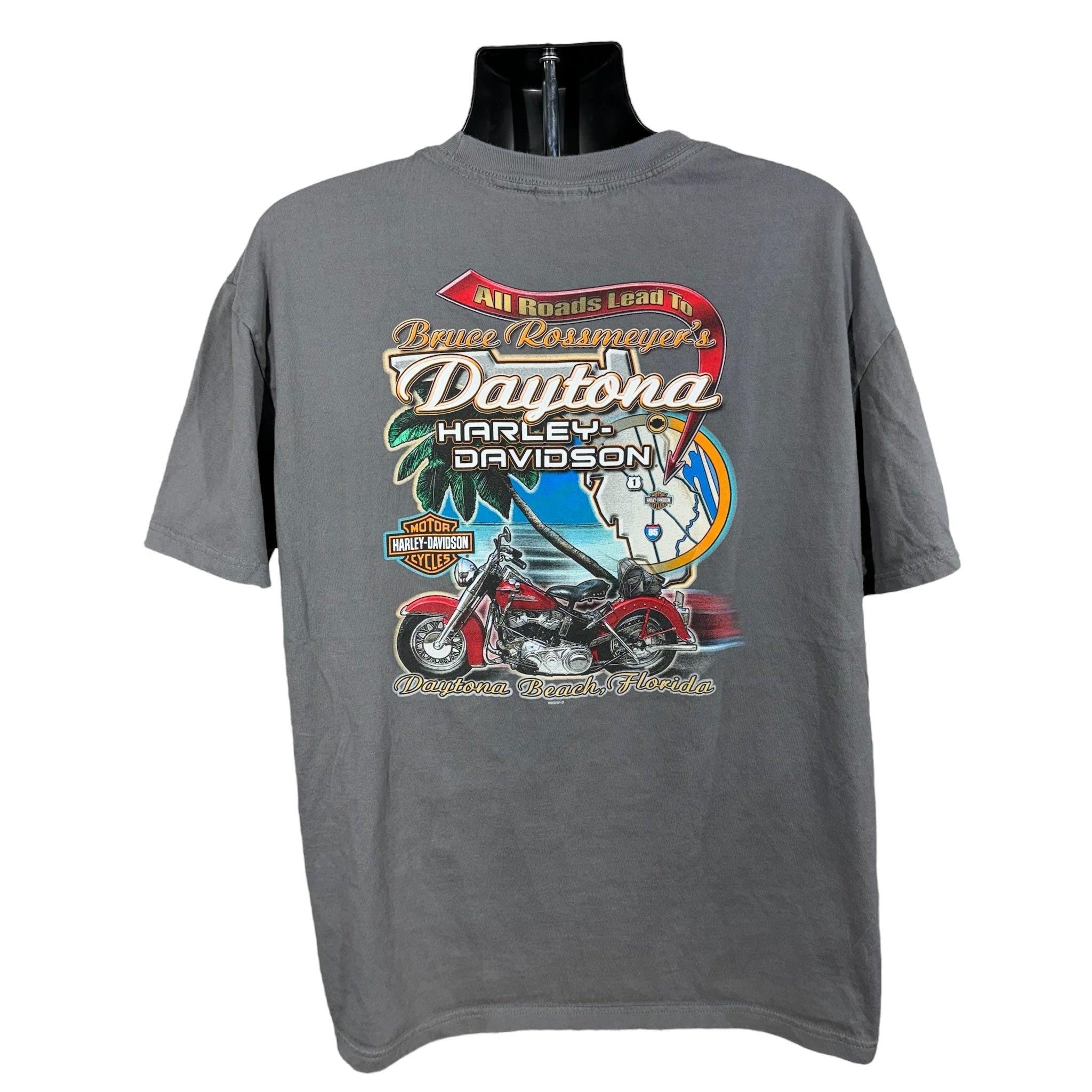 Vintage Harley Davidson Daytona Beach FL Tee