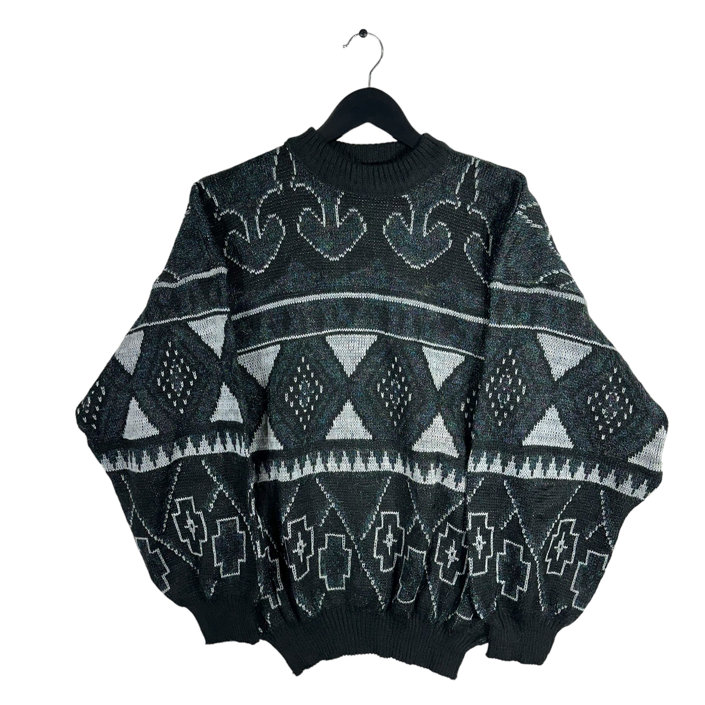 Vintage Wrap Around Pattern Sweater