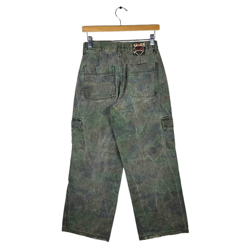 Vintage Army Girl No Excuses Baggy Cargo Camo Pants