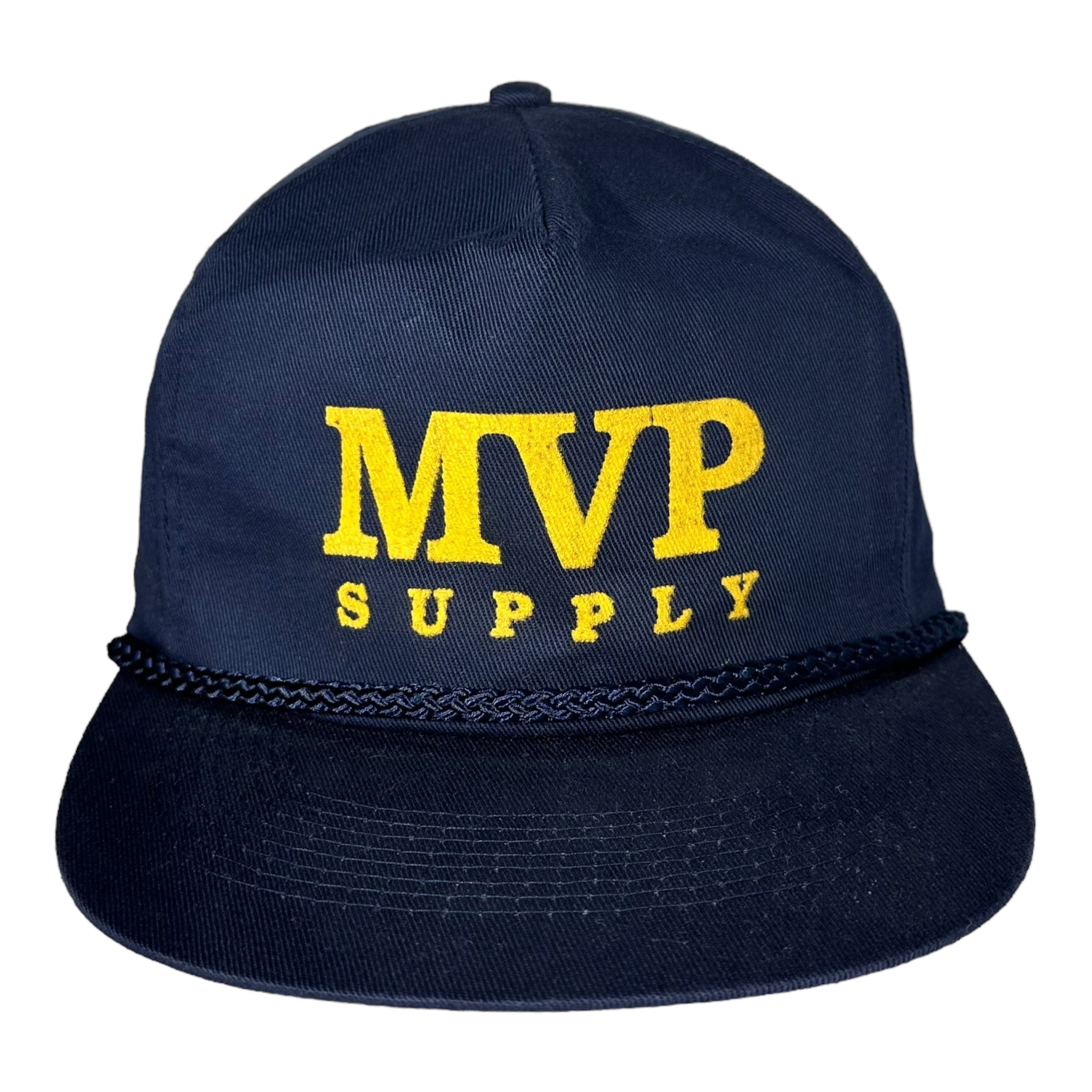 Vintage MVP Supply Rope Lace Brim Snapback Hat