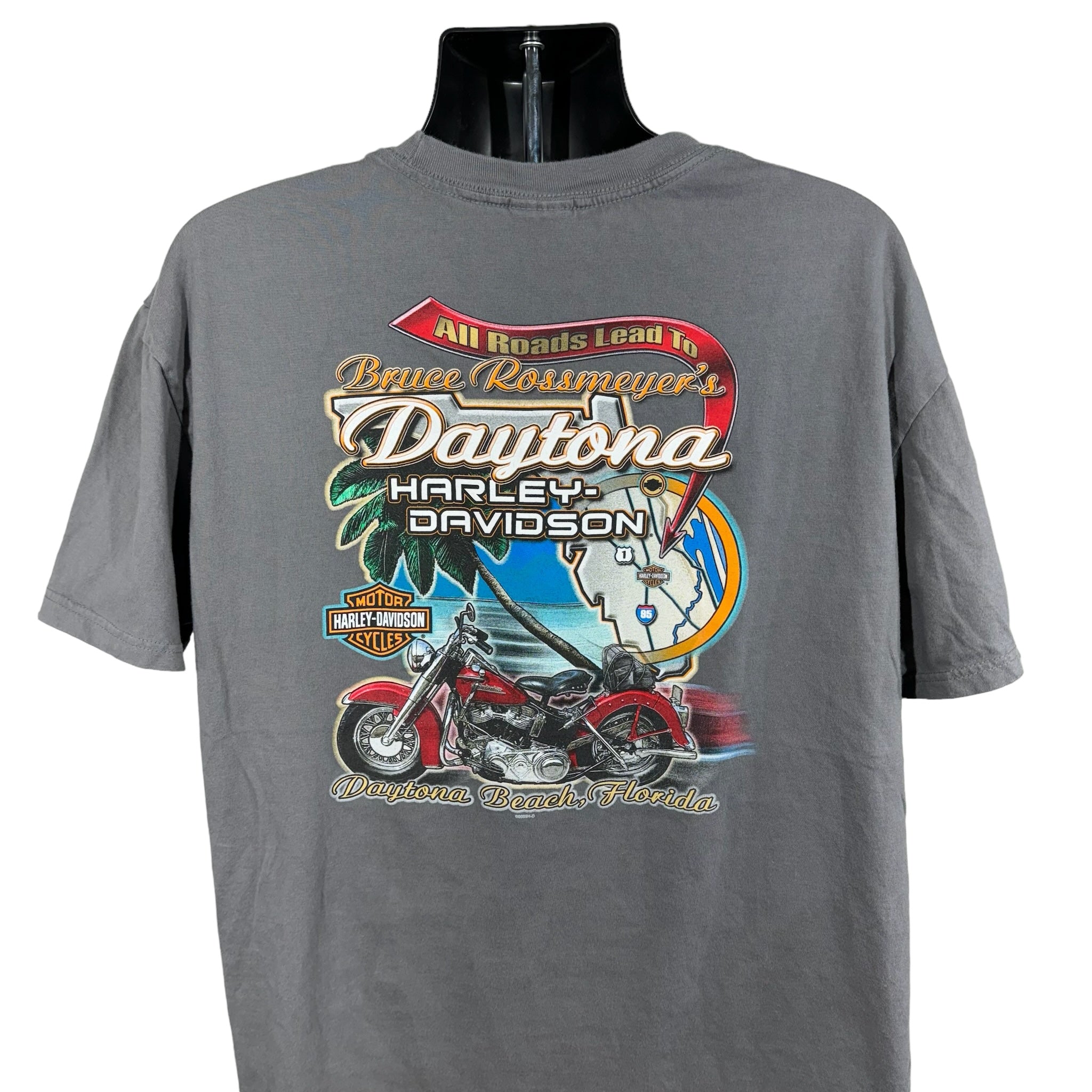 Vintage Harley Davidson Daytona Beach FL Tee