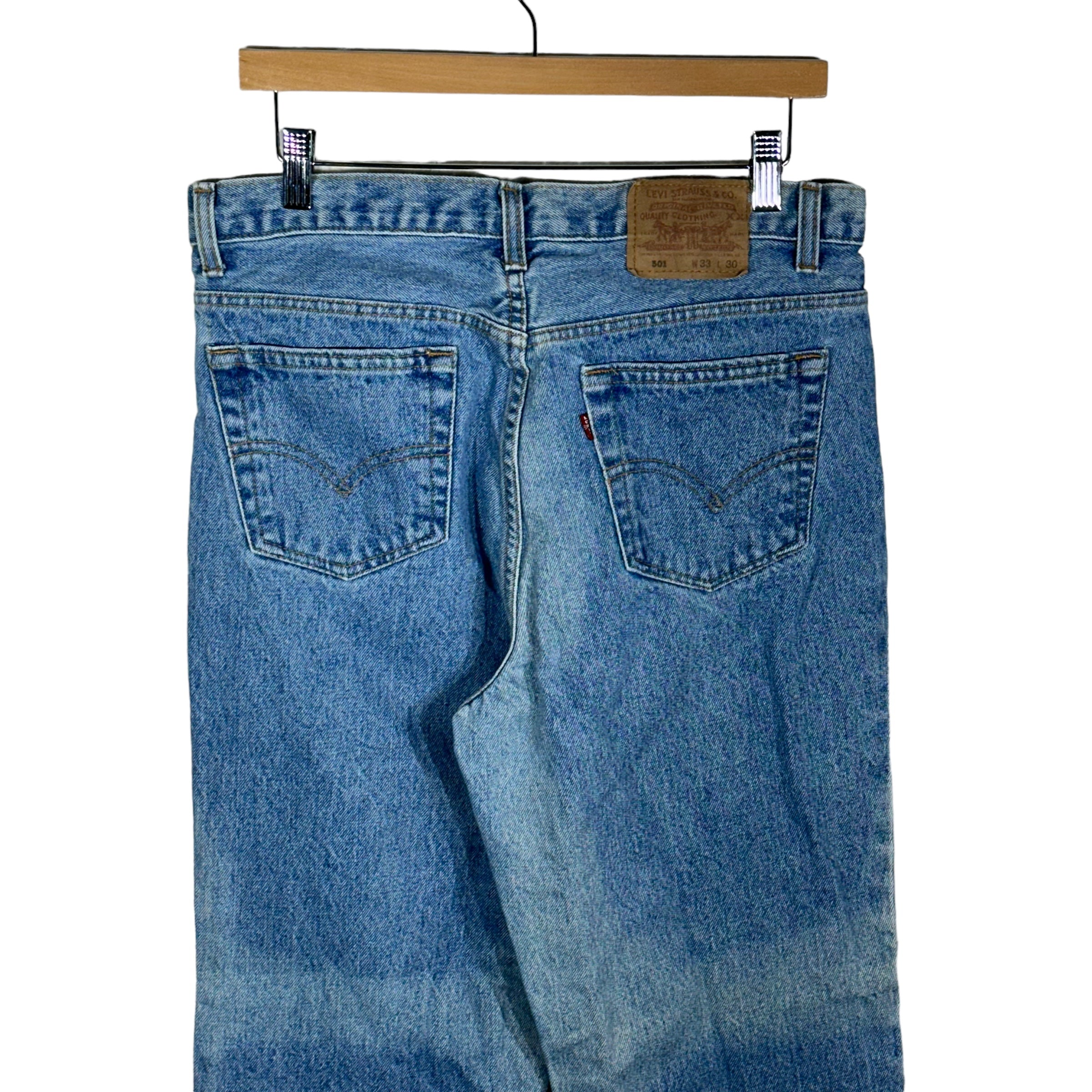 Vintage Levis 501 Button Fly Denim Jeans