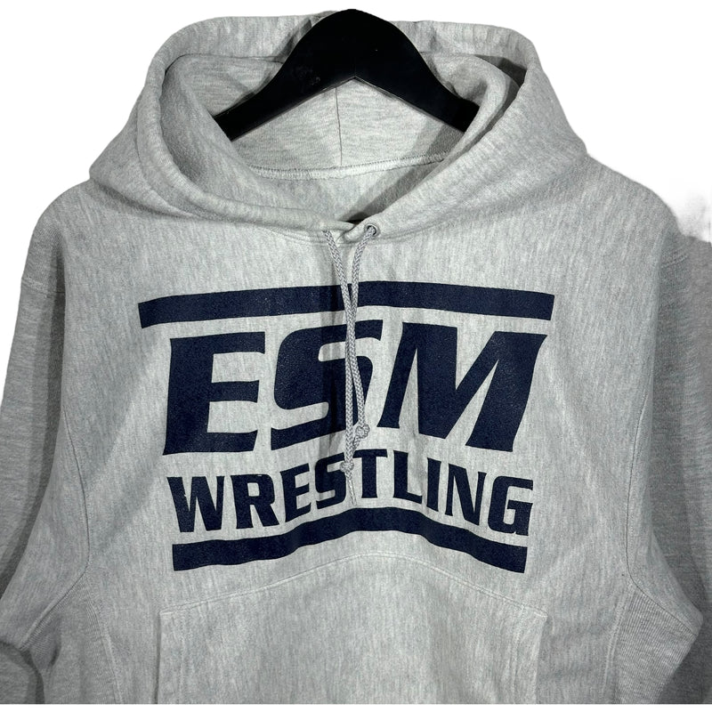 Vintage ESM Wrestling Champion Reverse Weave Hoodie