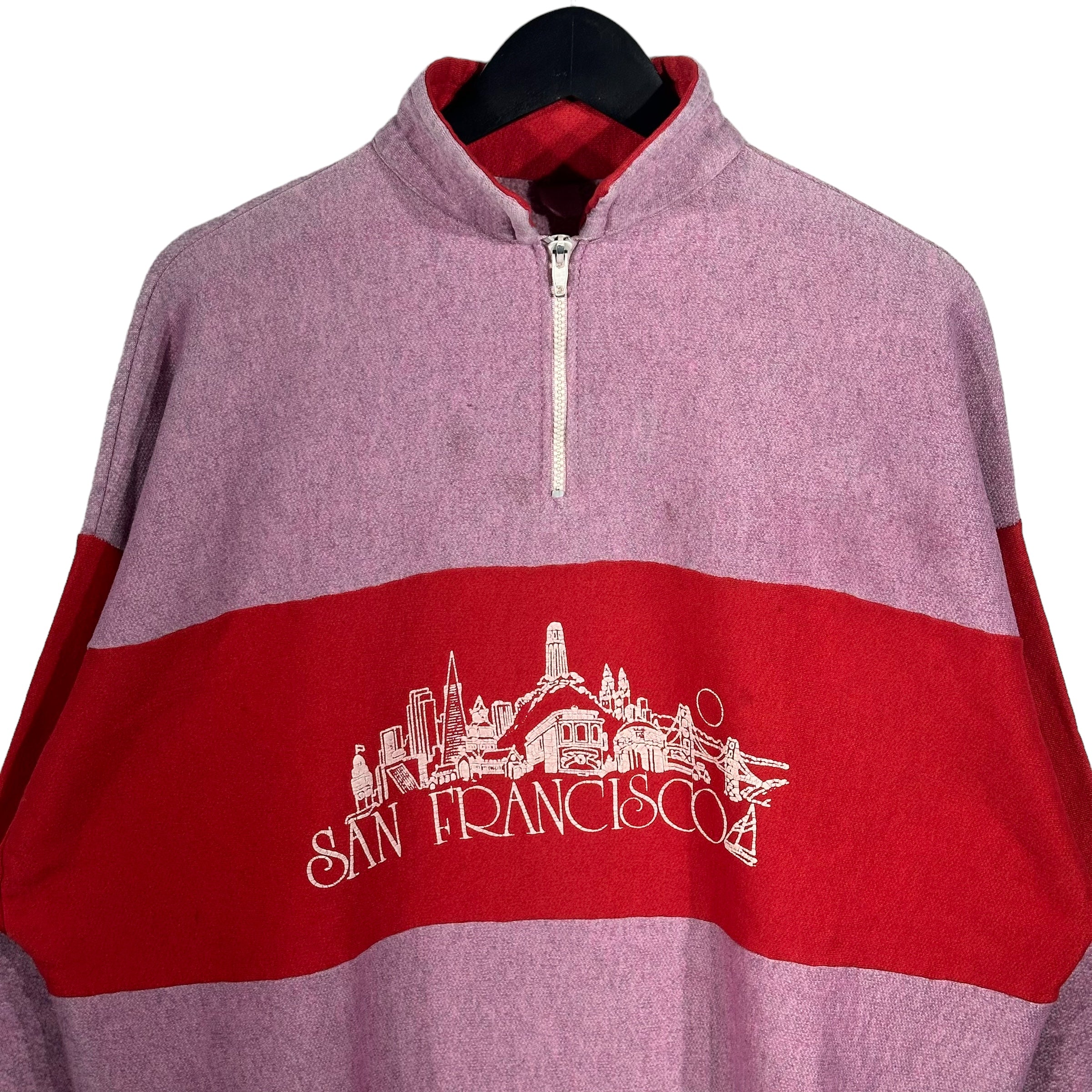 Vintage San Francisco 1/4 Zip Souvenir Sweatshirt 90s