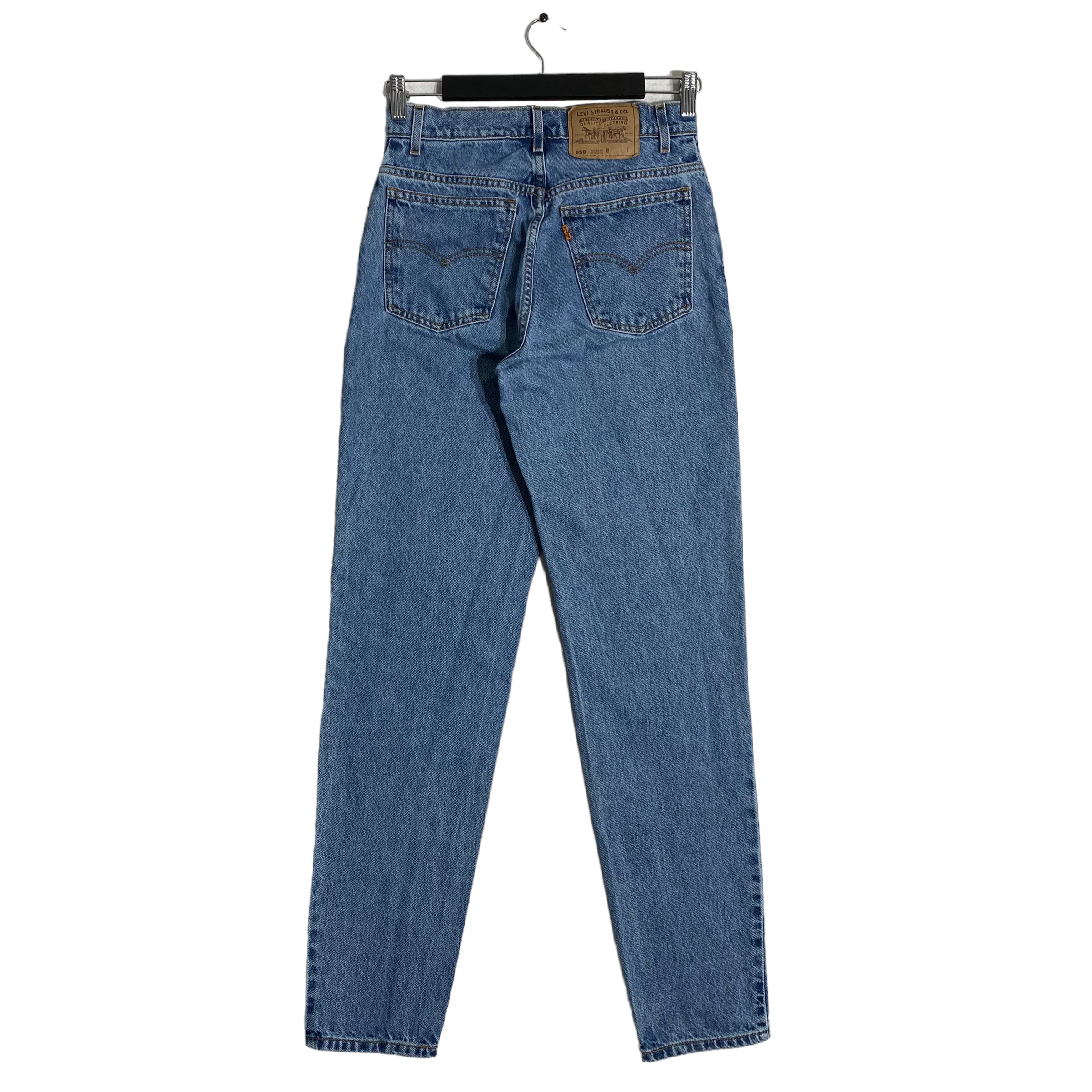 Vintage Levi’s 950 Women's Tapered Leg Light Wash Denim Jeans