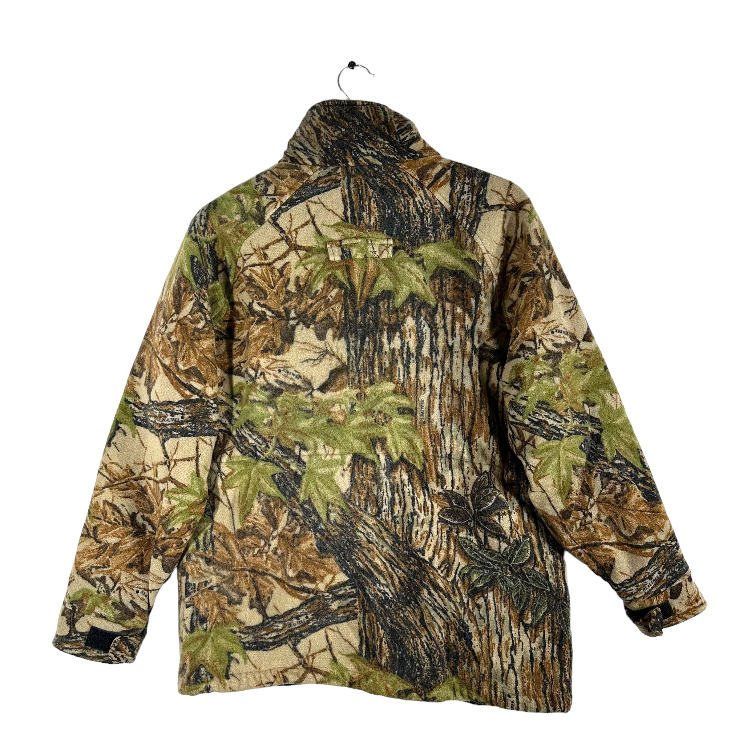 Woolrich Camo Full Zip Button Down Hunting Jacket