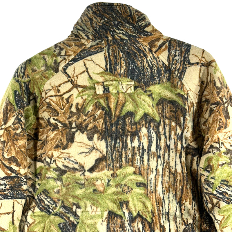 Woolrich Camo Full Zip Button Down Hunting Jacket