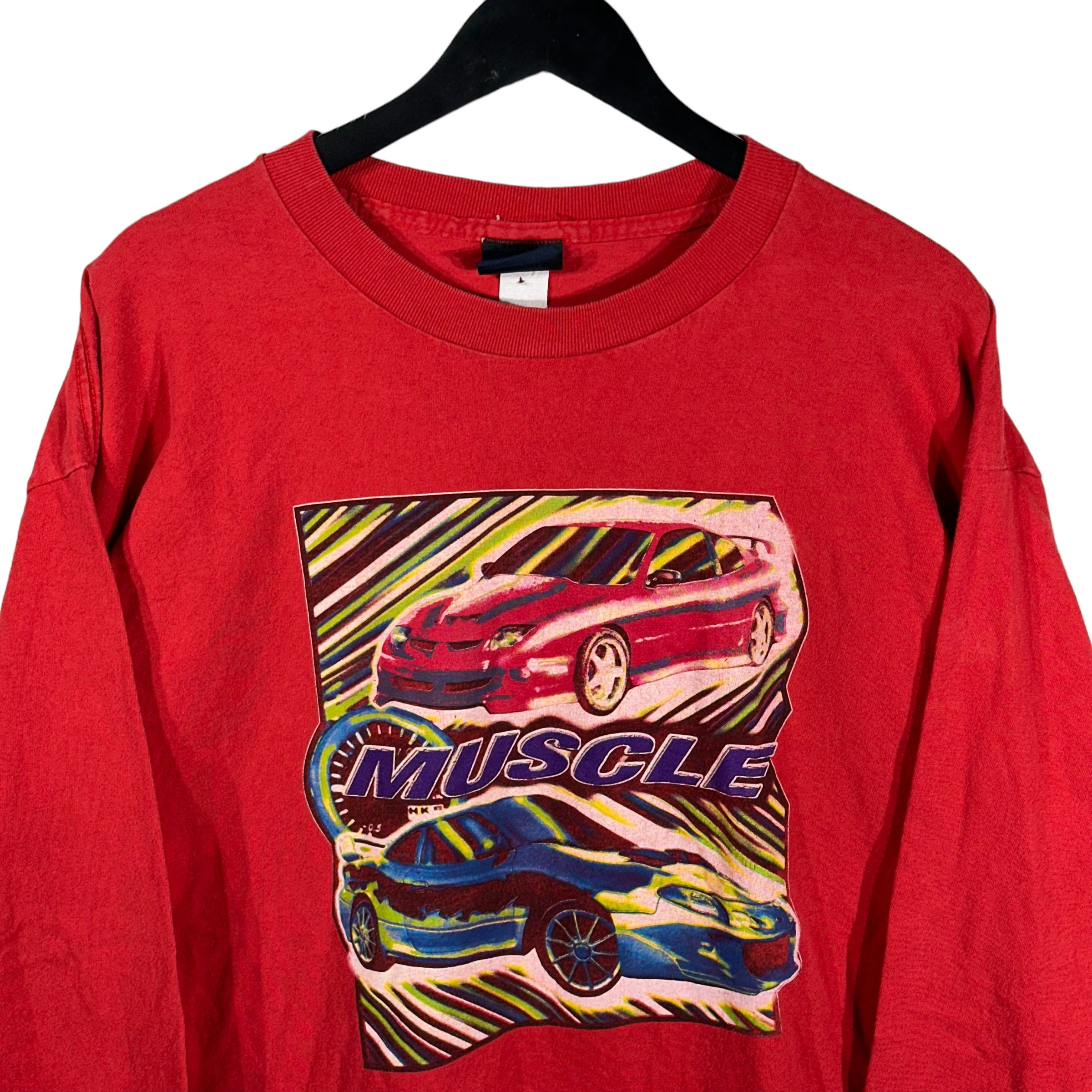 Vintage Muscle Players Express Long Sleeve