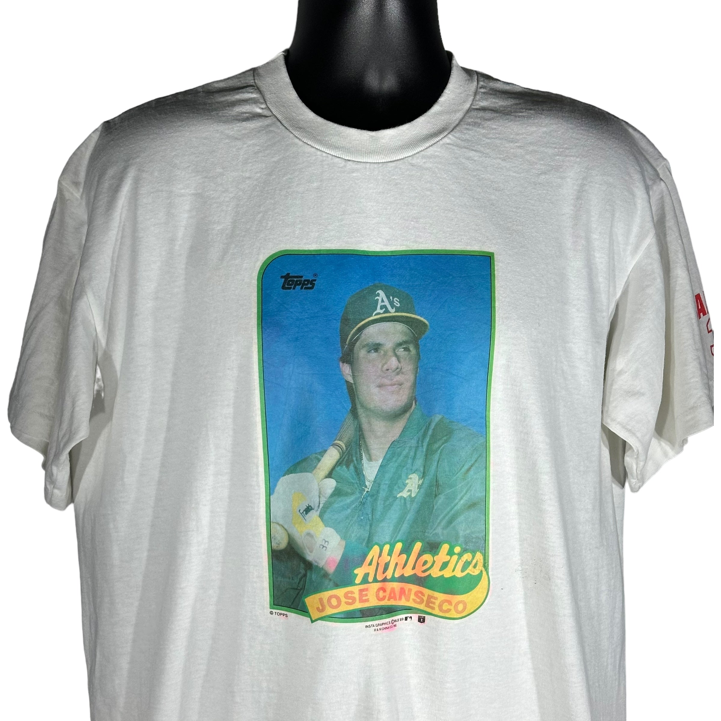 Vintage Oakland Athletics Jose Canseco Tee 1989