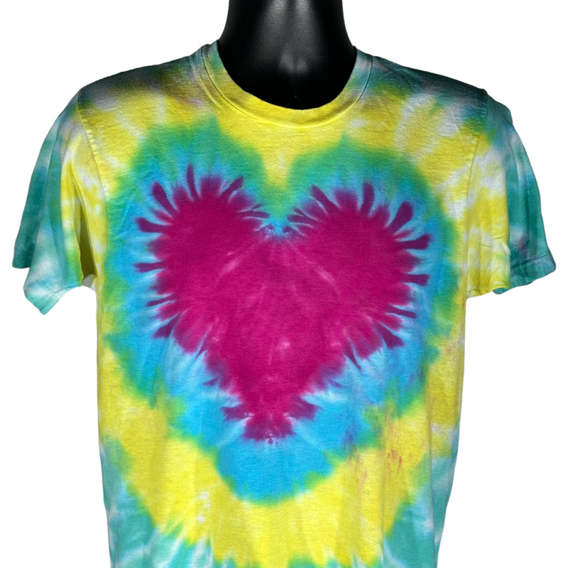 Vintage Heart Tie Dye Tee