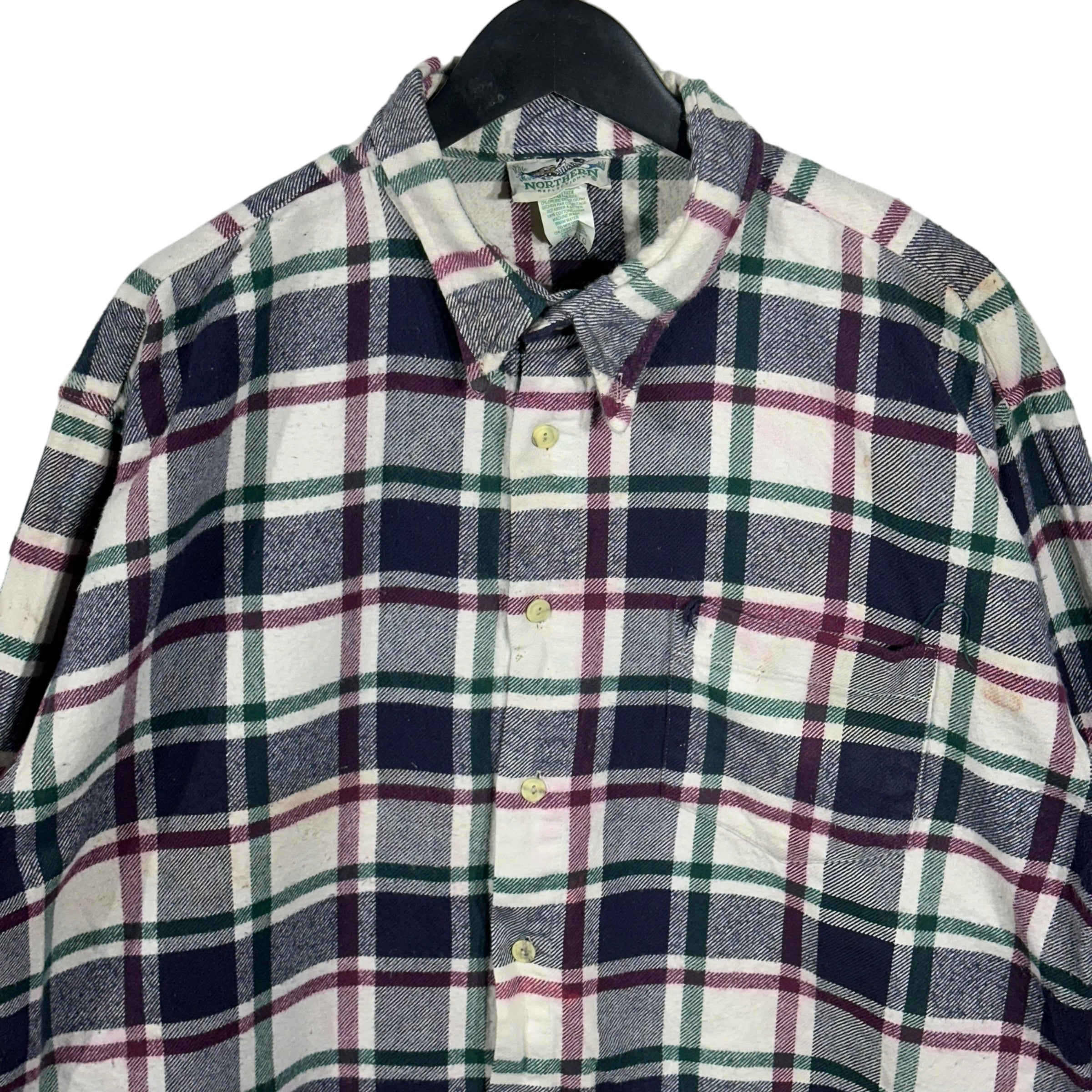 Vintage Northern Reflections Flannel Button Up