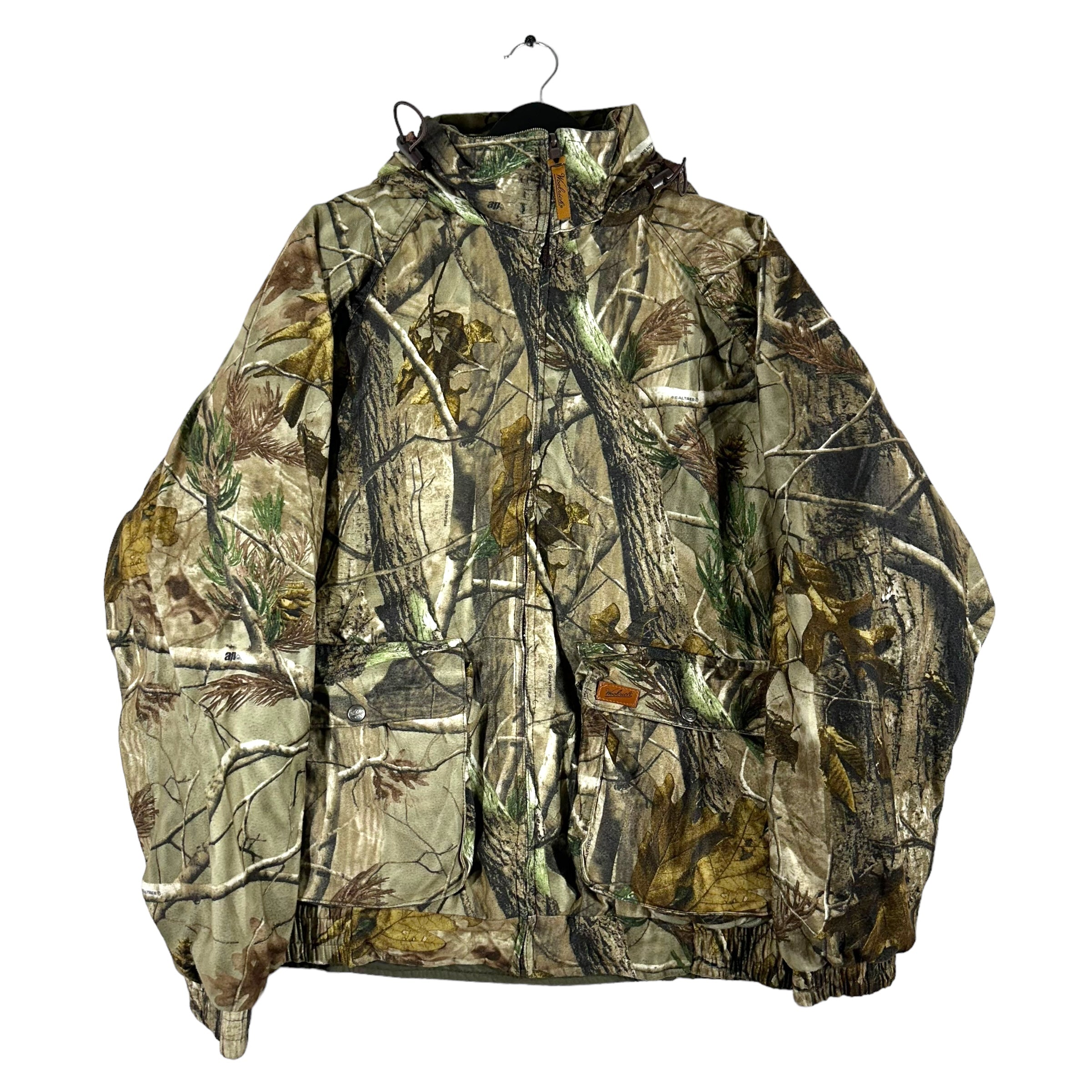 Woolrich Camo Full Zip Insulated Hooded Hunting Jacket