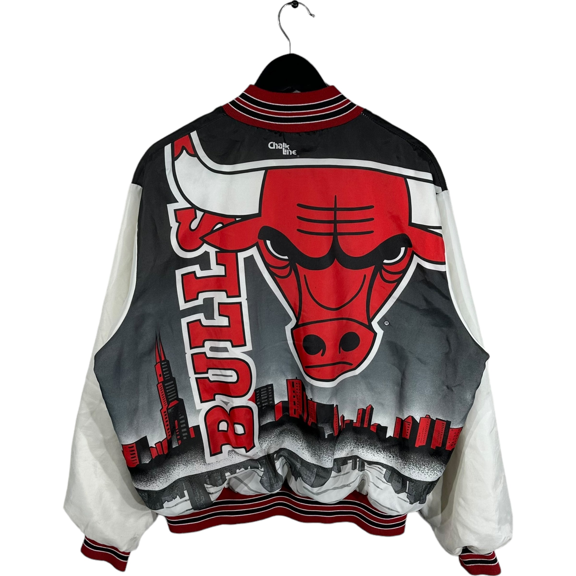 Vintage Chicago Bulls Fanimation Chalk Line Jacket