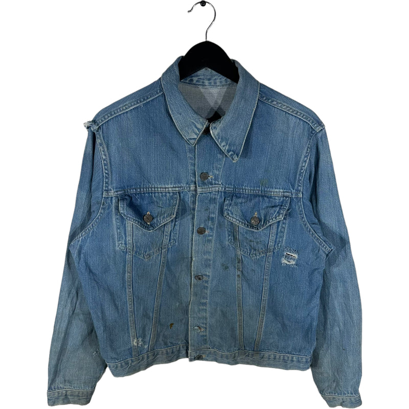 Vintage '57s Forever' Hand Painted Denim Jacket