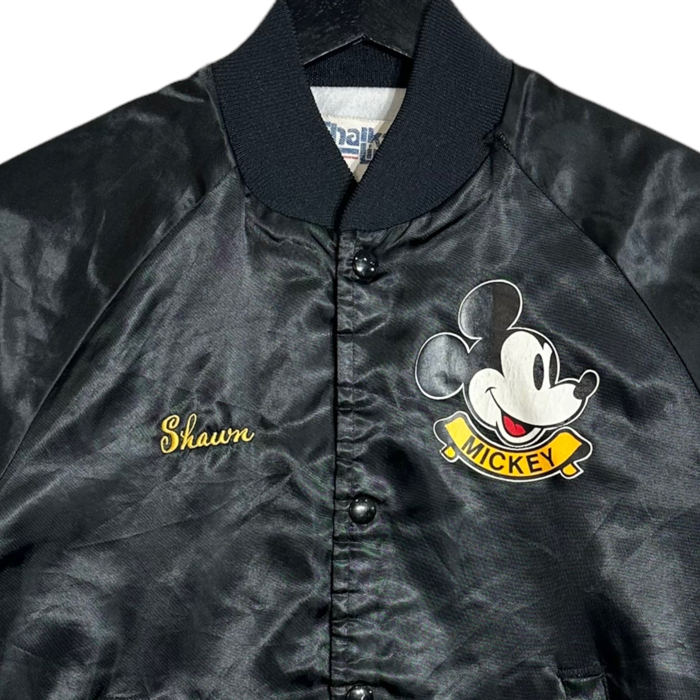 Vintage Mickey Mouse Satin Bomber Jacket