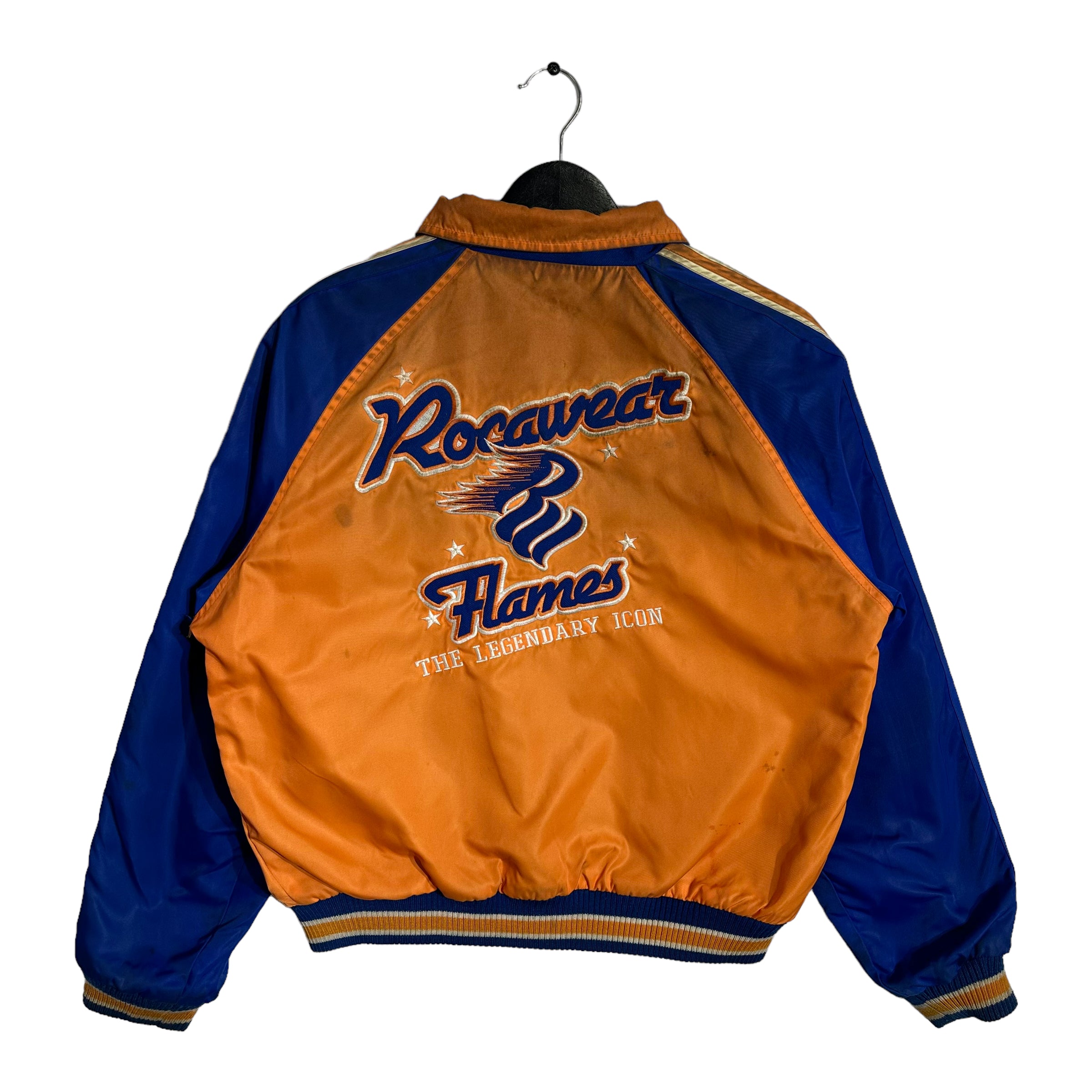 Vintage Rocawear Reversible Flame Bomber Jacket