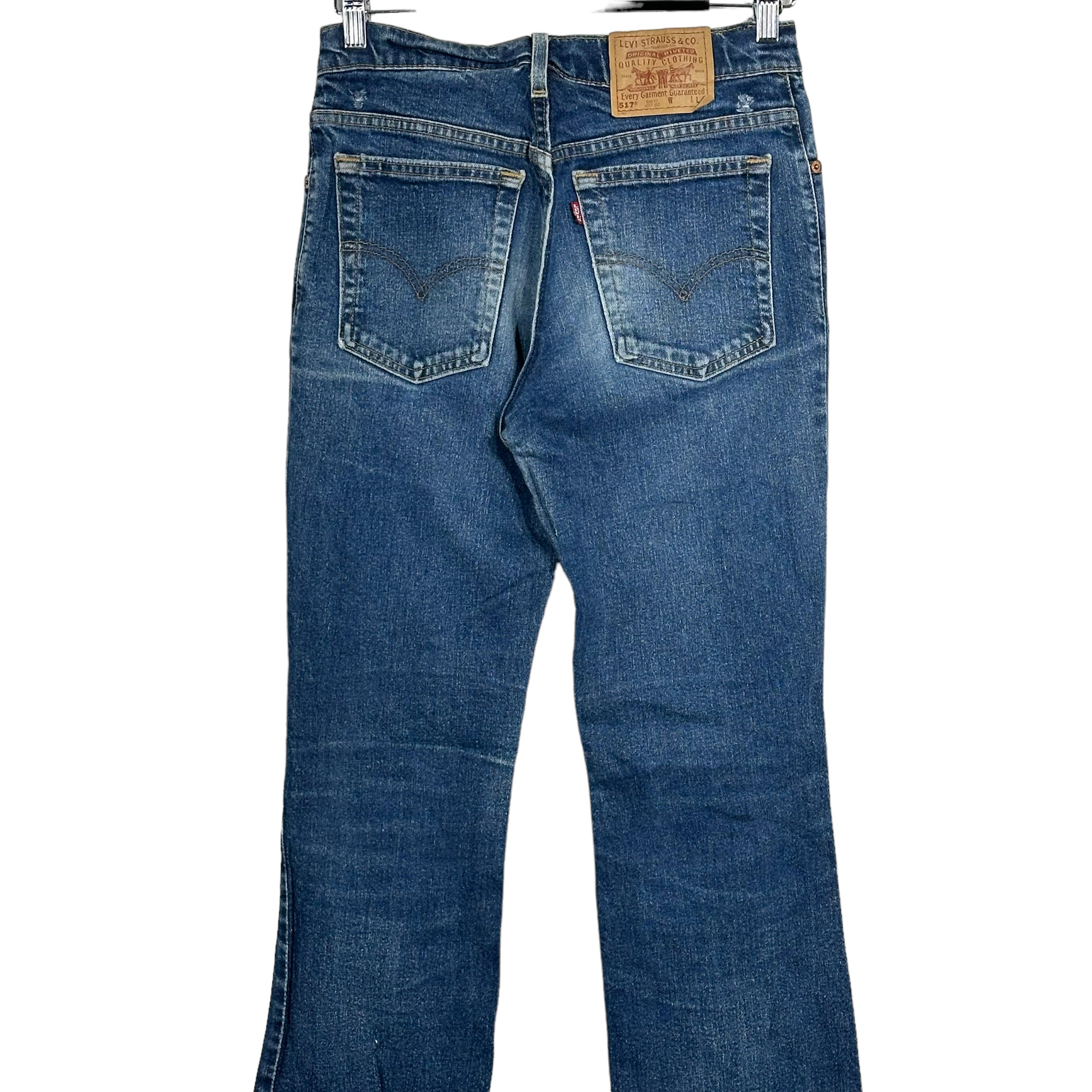Vintage Levis 517 Slim Fit Boot Cut Jeans