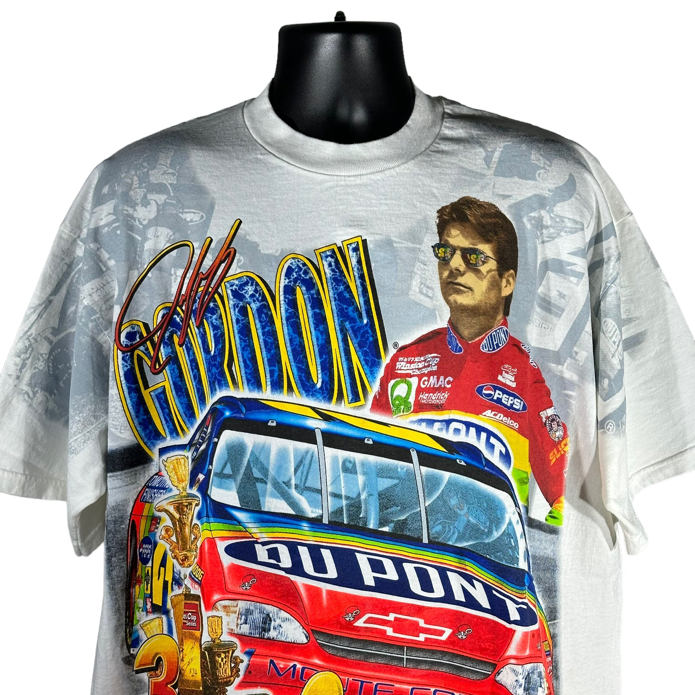 Vintage Jeff Gordon 3X NASCAR Winston Cup Series Champion Tee 1998