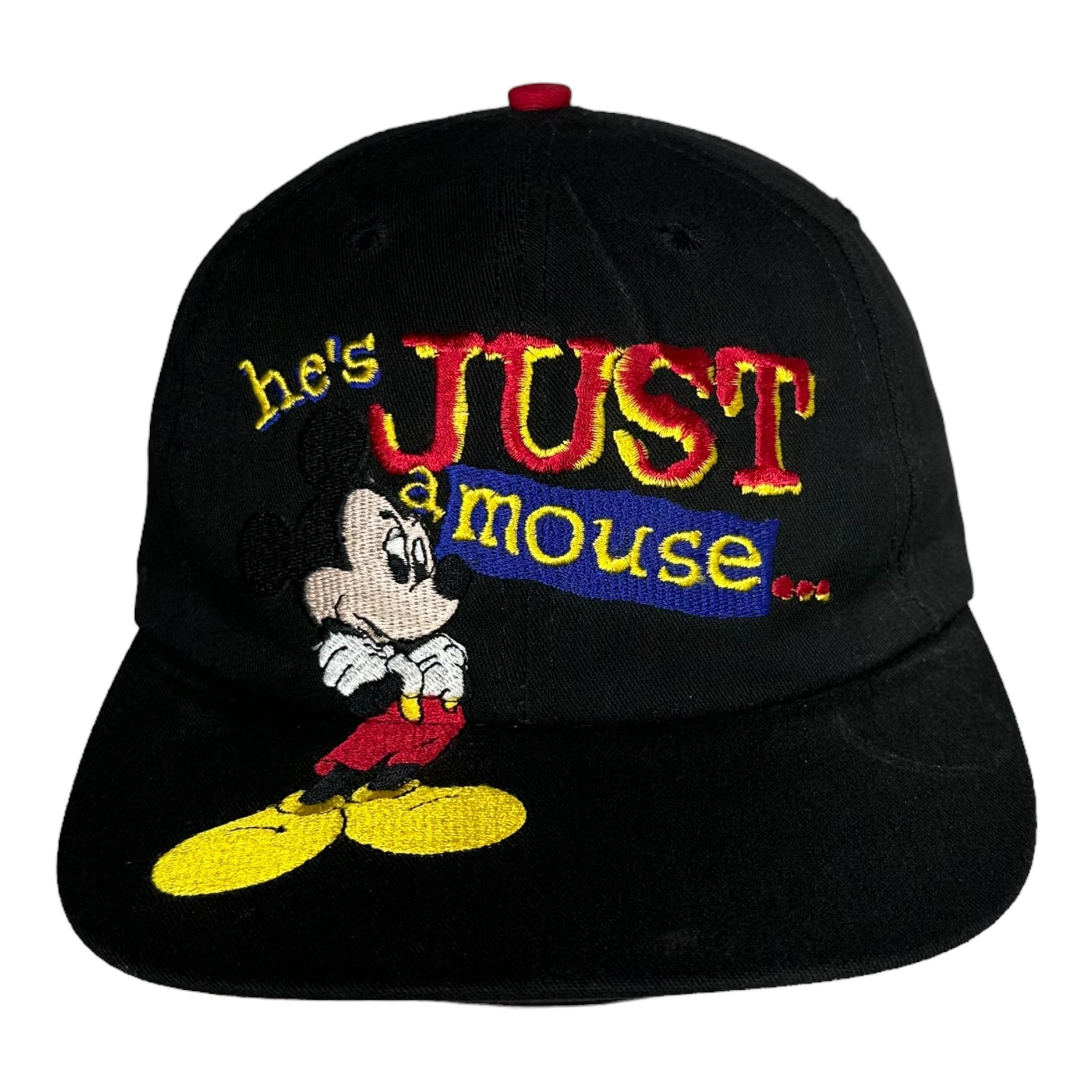 Vintage He's Just A Mouse Mickey Snapback