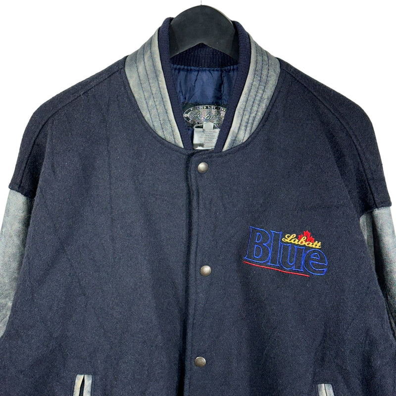 Vintage Labatt Blue Varsity Jacket