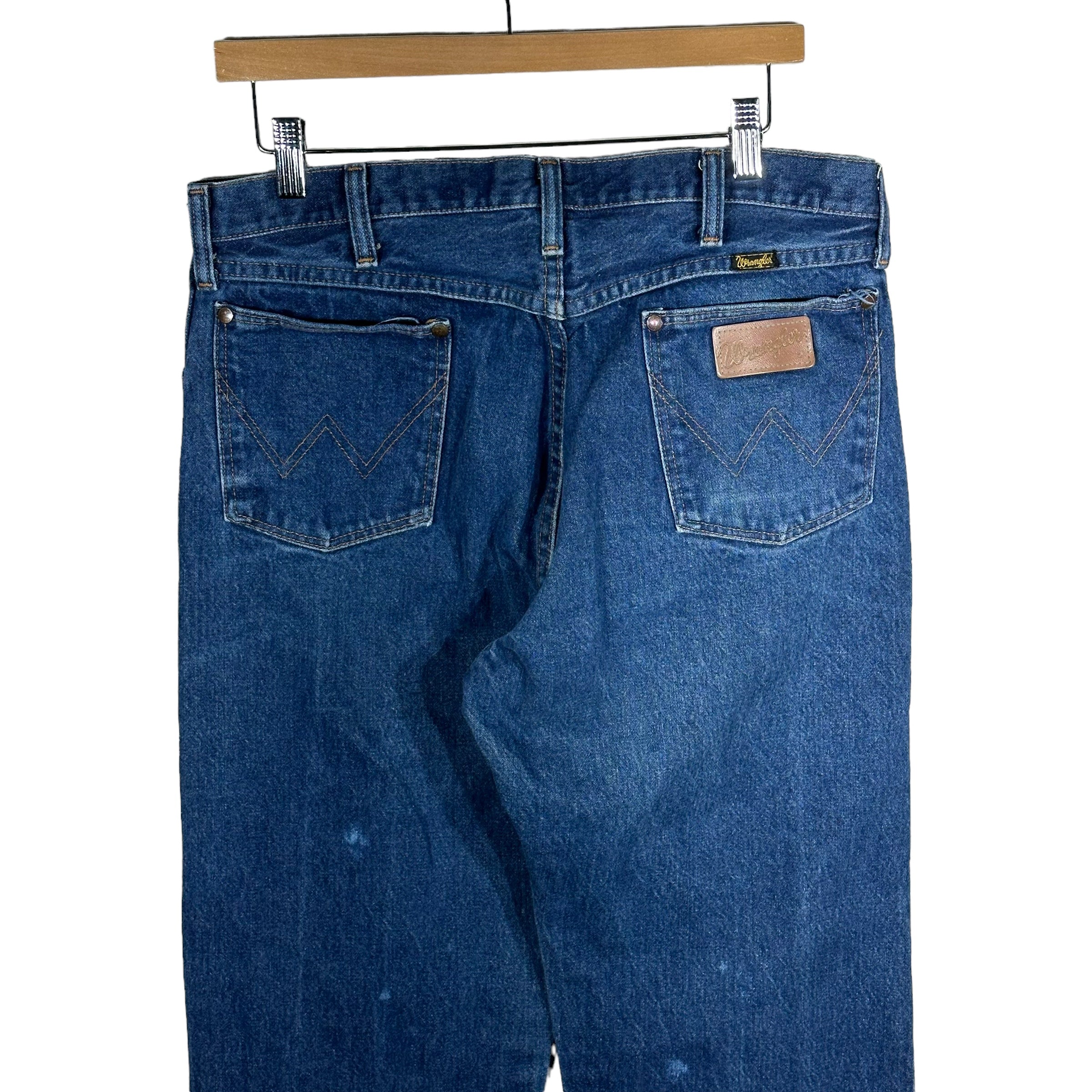 Vintage Wrangler Bleach Stained Denim Jeans