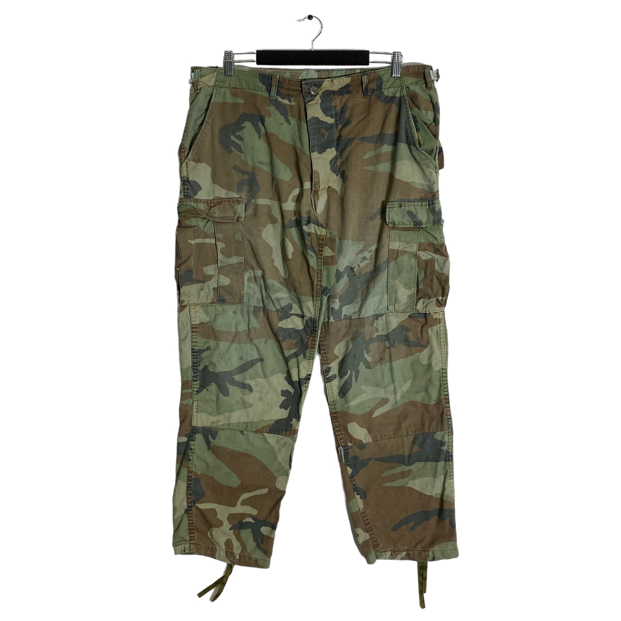 Military Woodland Camo Cargo Pants